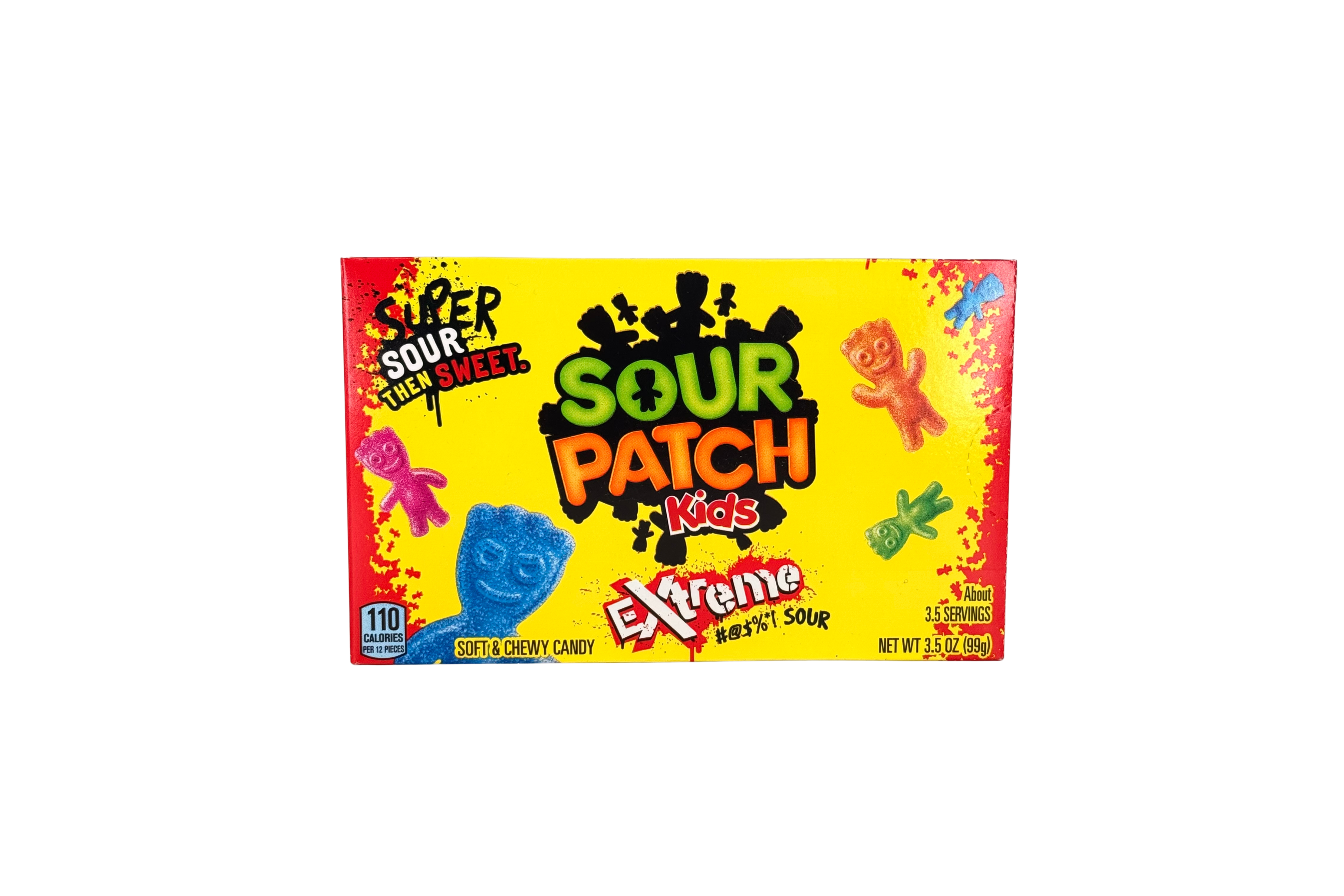 Sour Patch Kids Extreme Theater Box, VPE: 99g Packung, VKE: 12x99g