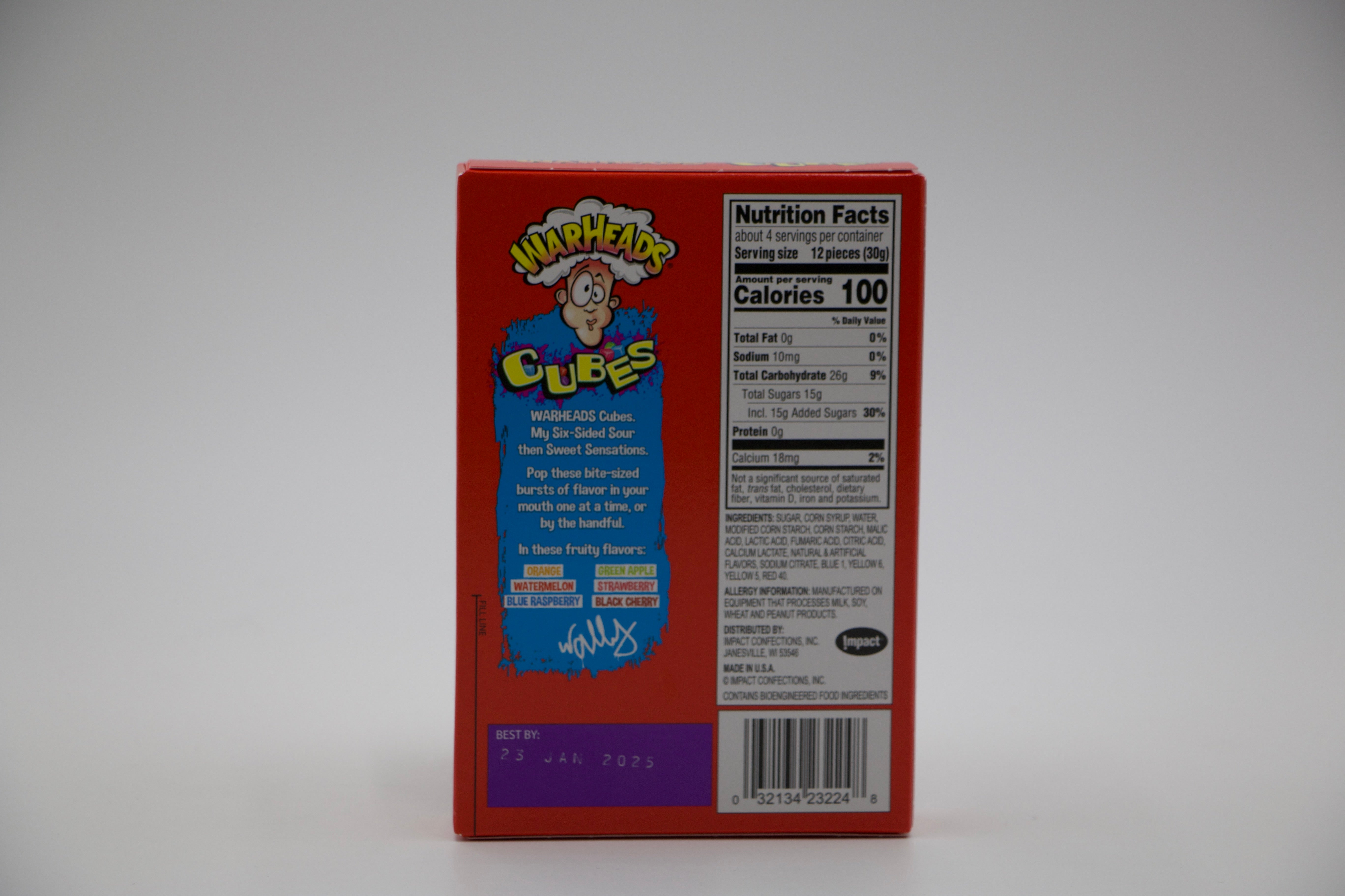 Warheads Chewy Cubes Theater Box, VPE: 113g, VKE: 12x113g