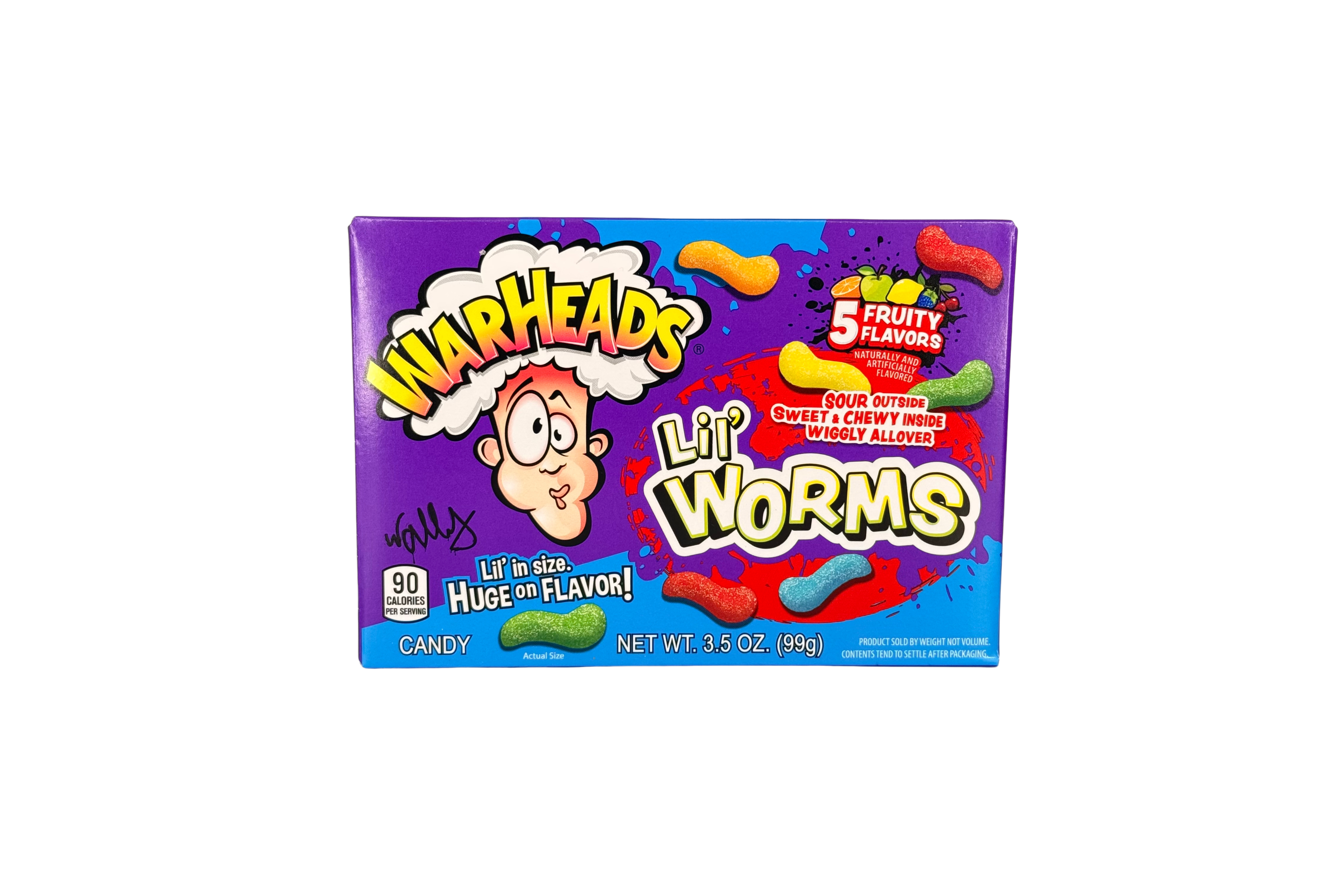 Warheads Lil Worms Theater Box VPE: 99g, VKE: 12x99g