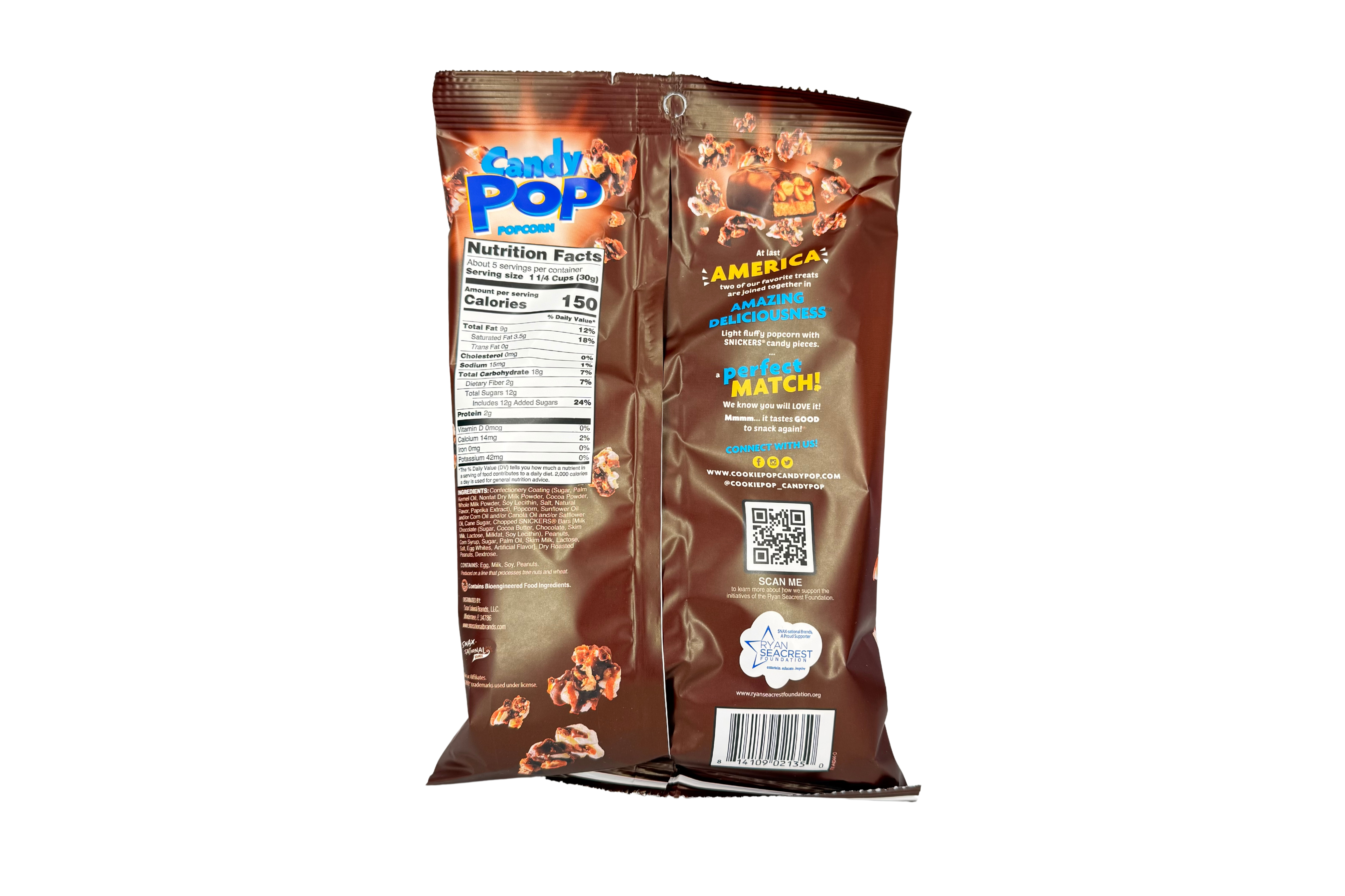 Candy Pop Popcorn Snickers, VPE: 149g, VKE: 12x149g