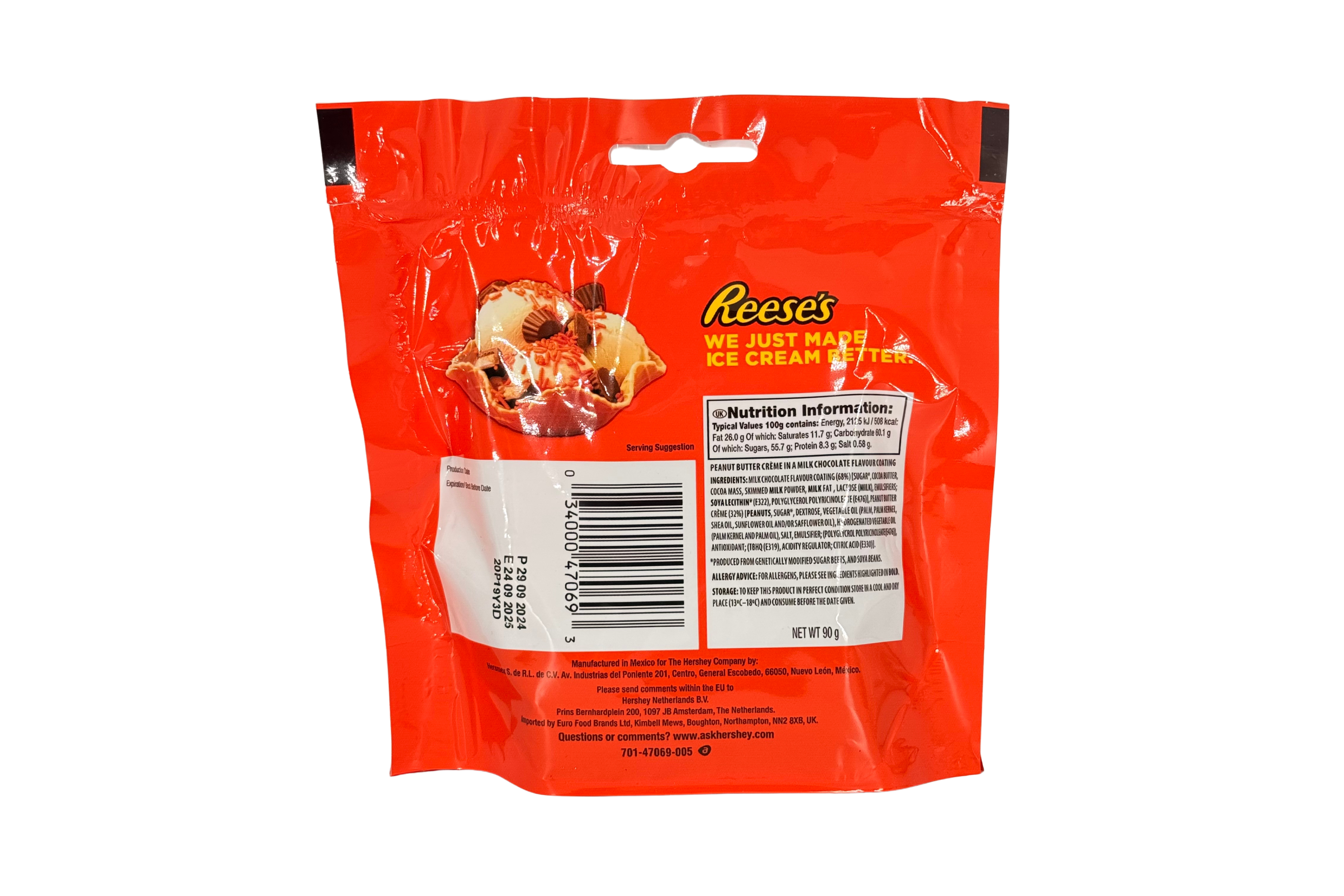 Reese's - Peanut Butter Cups minis unwrapped, VPE: 90g, VKE: 30x90g