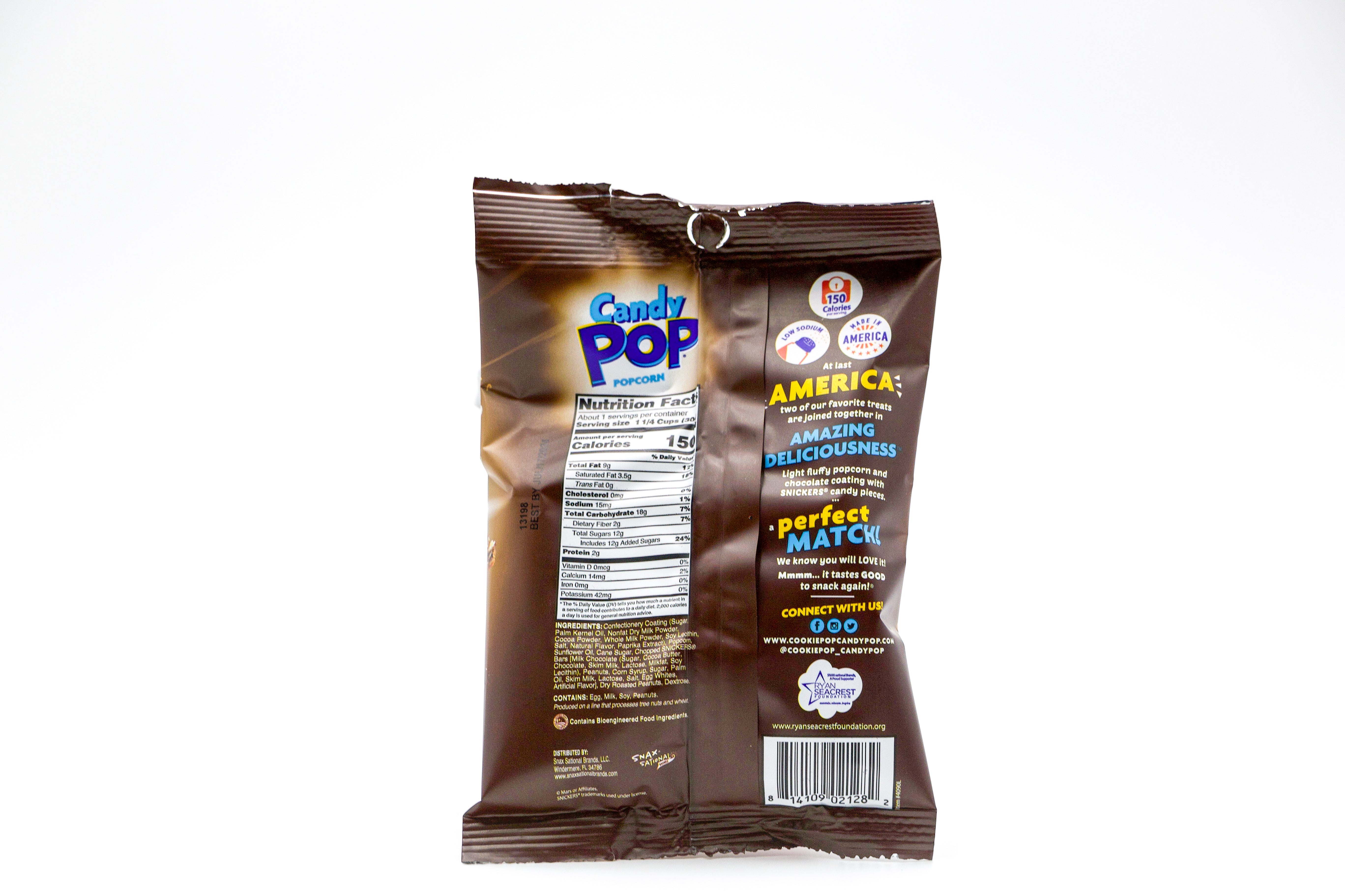 Snack Pop Snickers, VPE: 28g, VKE: 8x28g