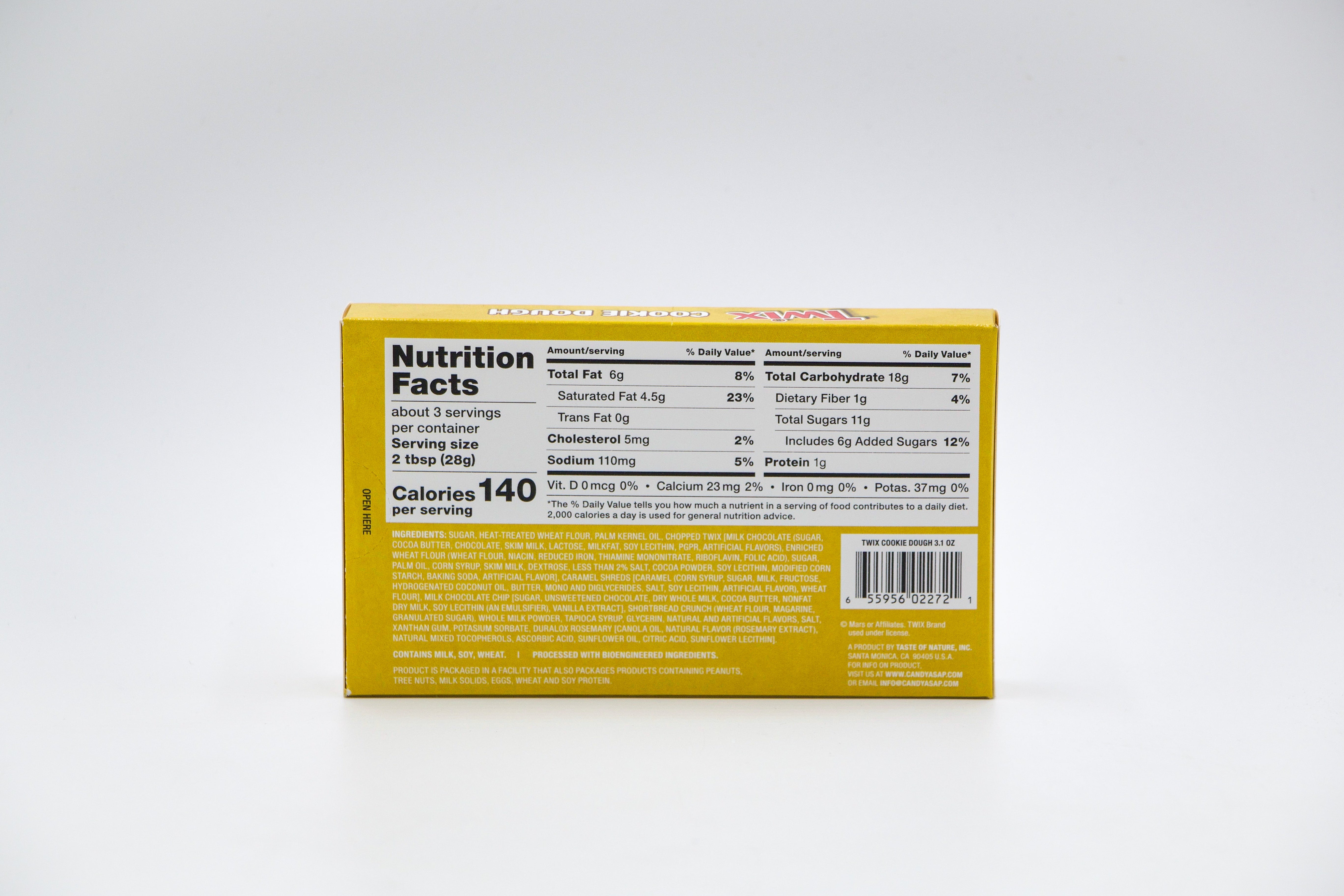 Taste Of Nature Twix Cookie Dough, VPE: 88g, VKE: 12x88g