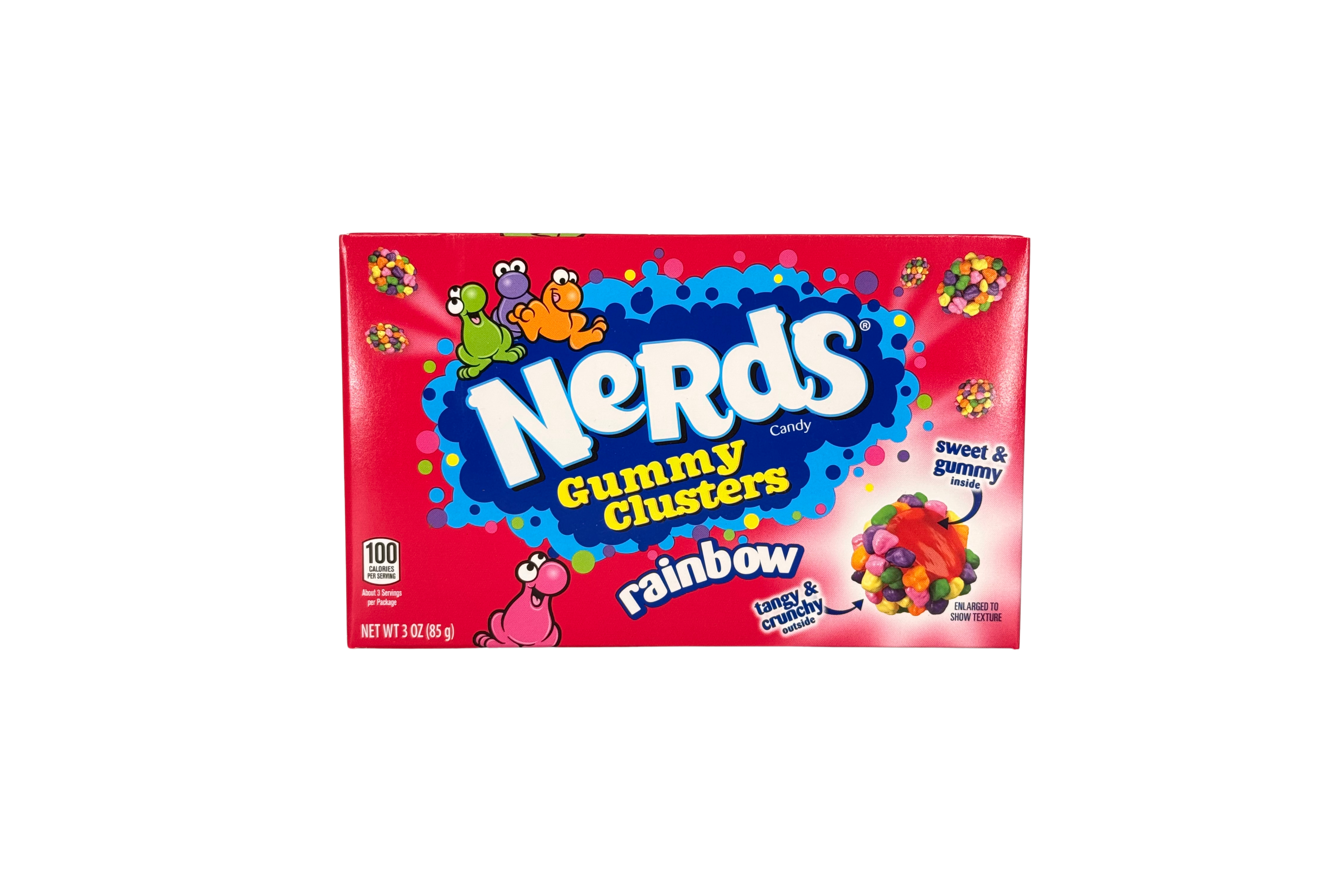 Nerds Gummy Clusters Rainbow, VPE: 85g, VKE: 12x85g