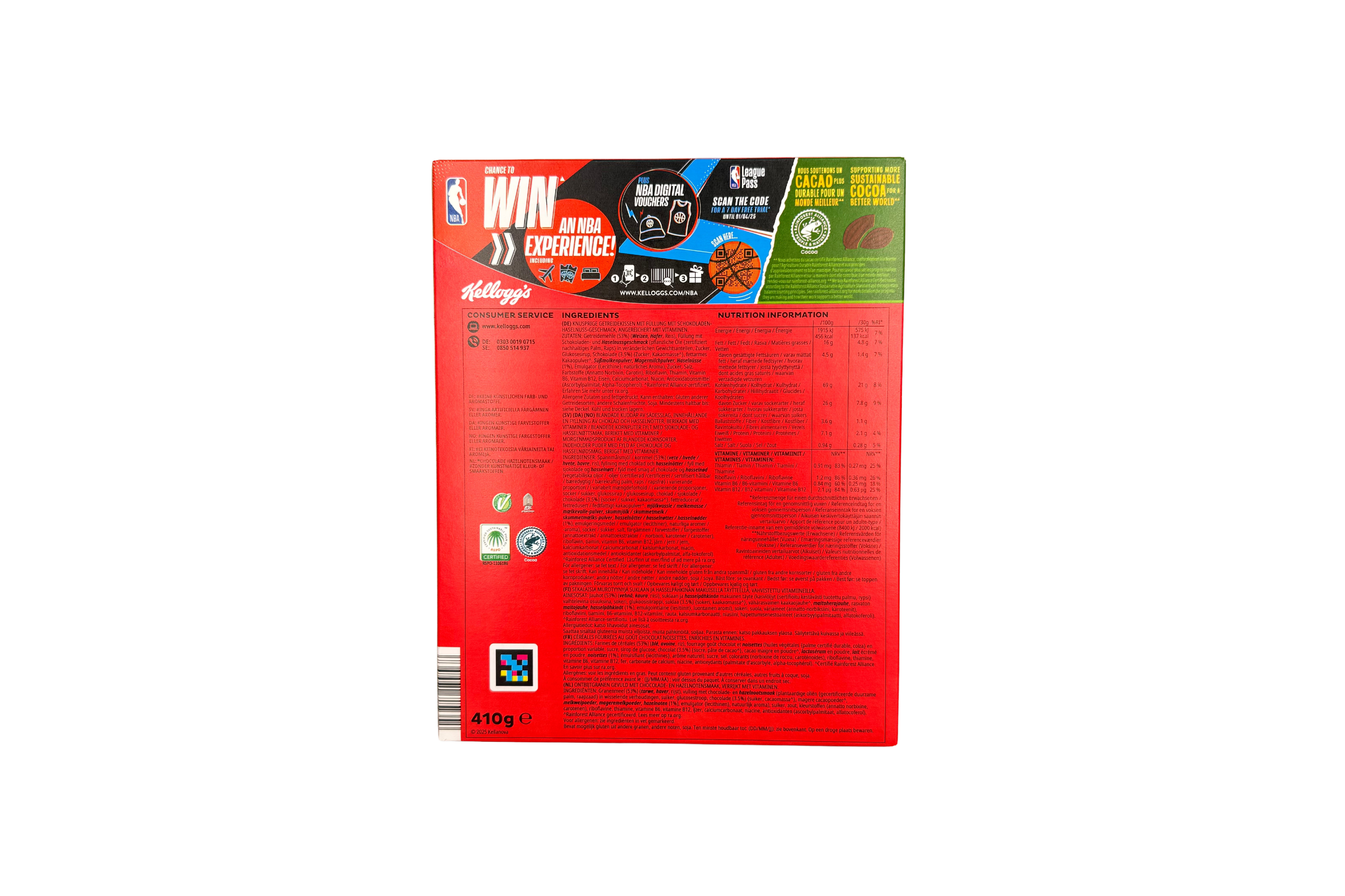 Kellogg's Tresor Choco Nut, VPE: 410g, VKE: 10x410g