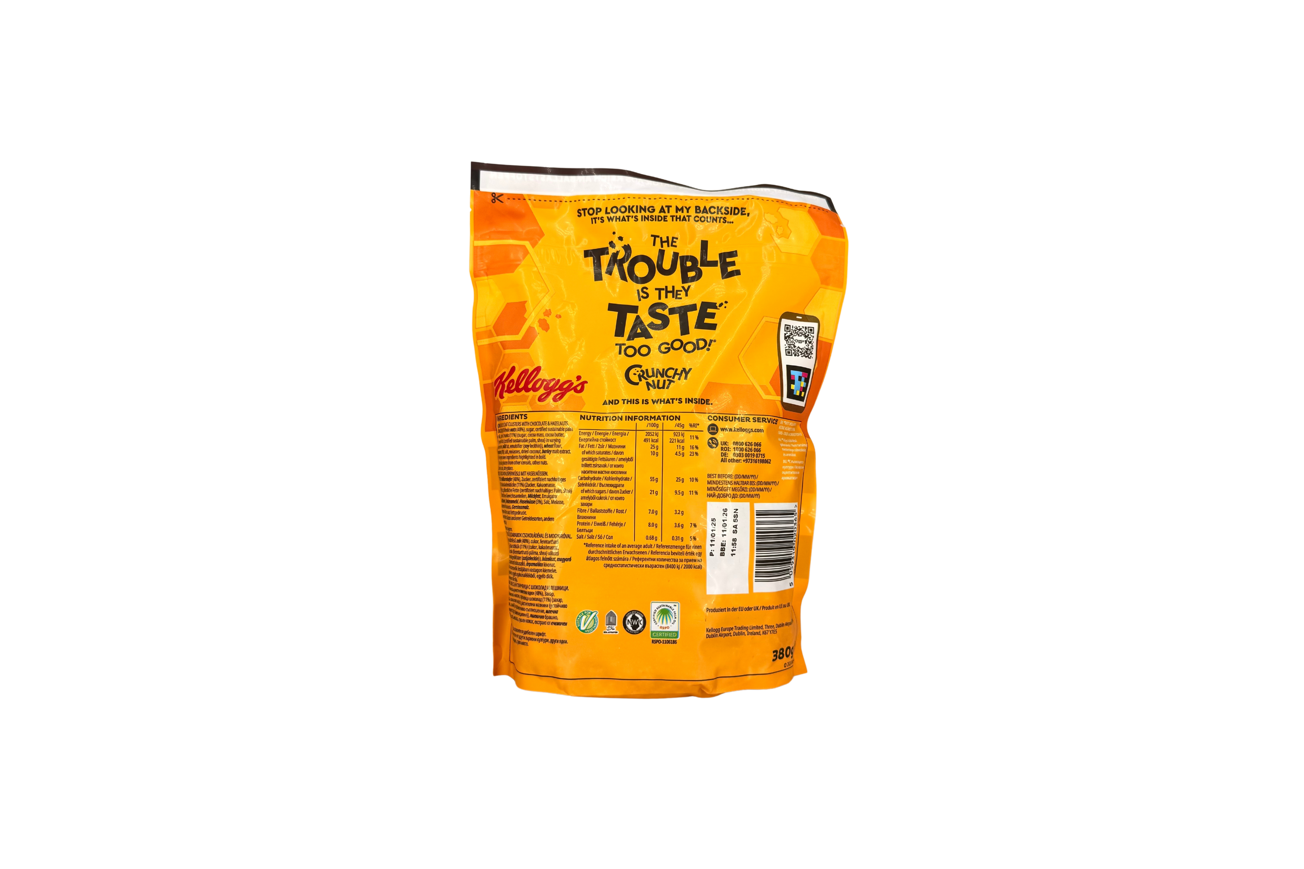 Kellogg's Crunchy Nut Granola Choco Nut, VPE: 380g, VKE: 8x380g