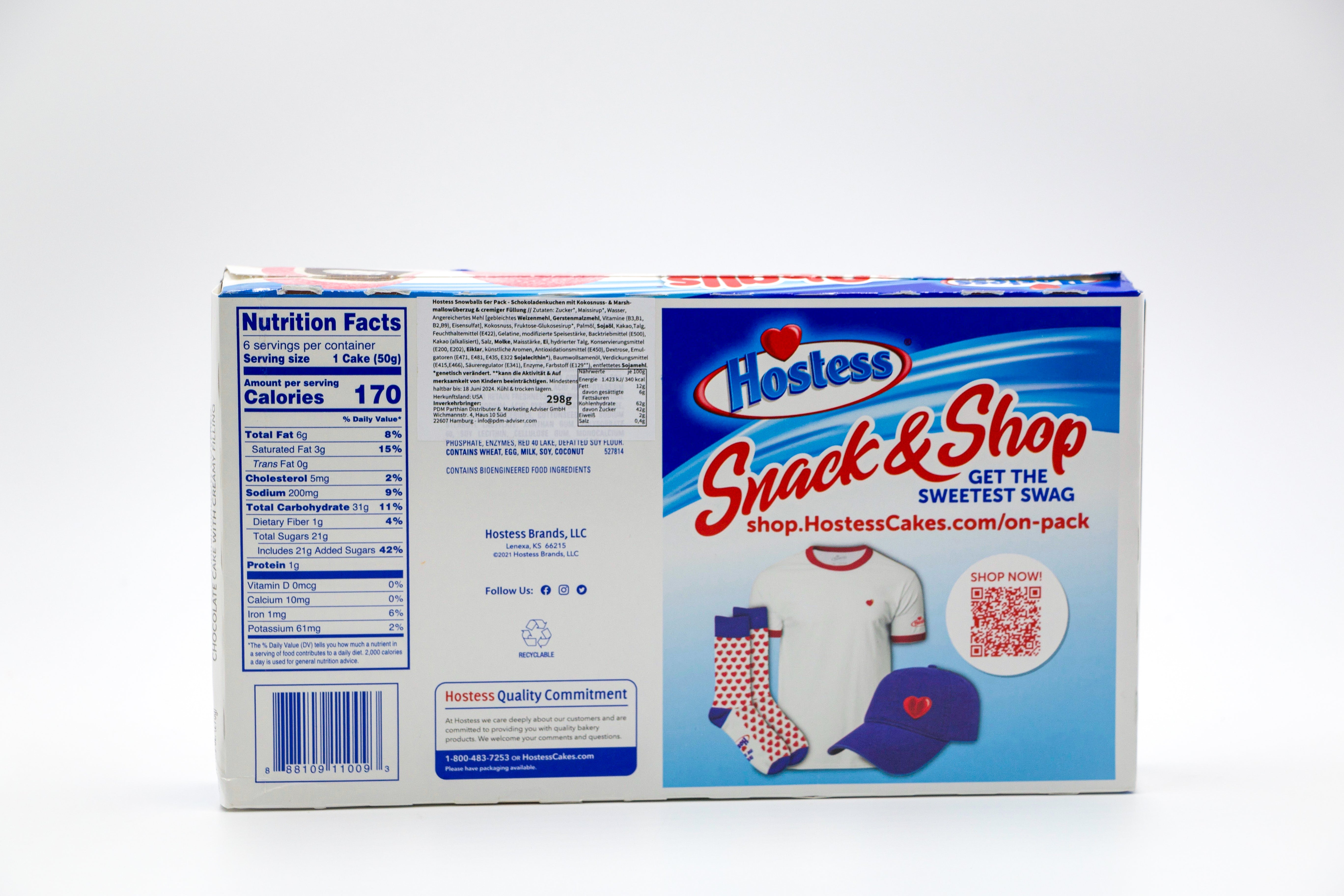 HOSTESS Snoballs, VPE: 284g, VKE: 6x284g