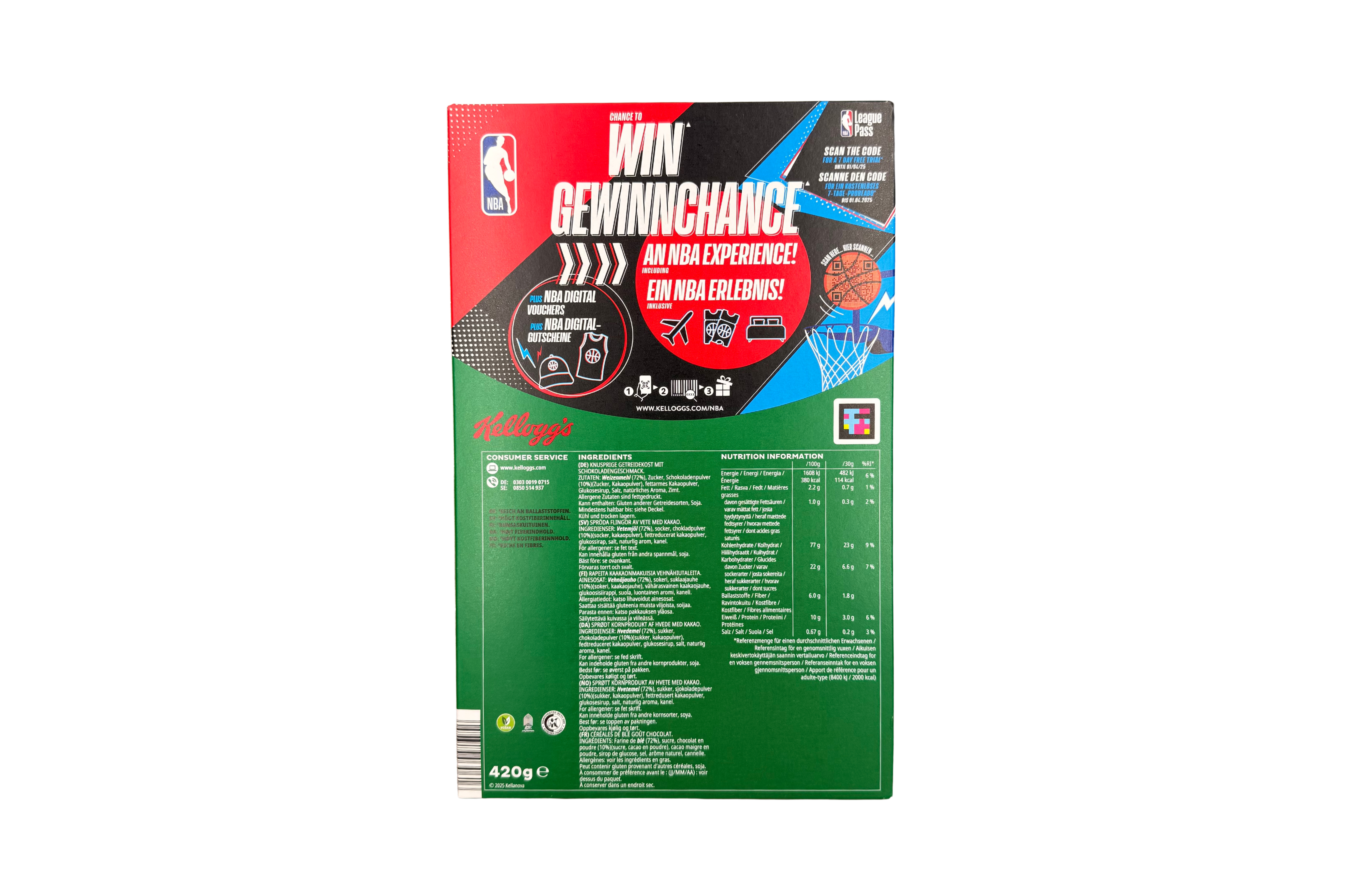 Kellogg's Choco Krispies Chocos, VPE: 420g, VKE: 10x420g