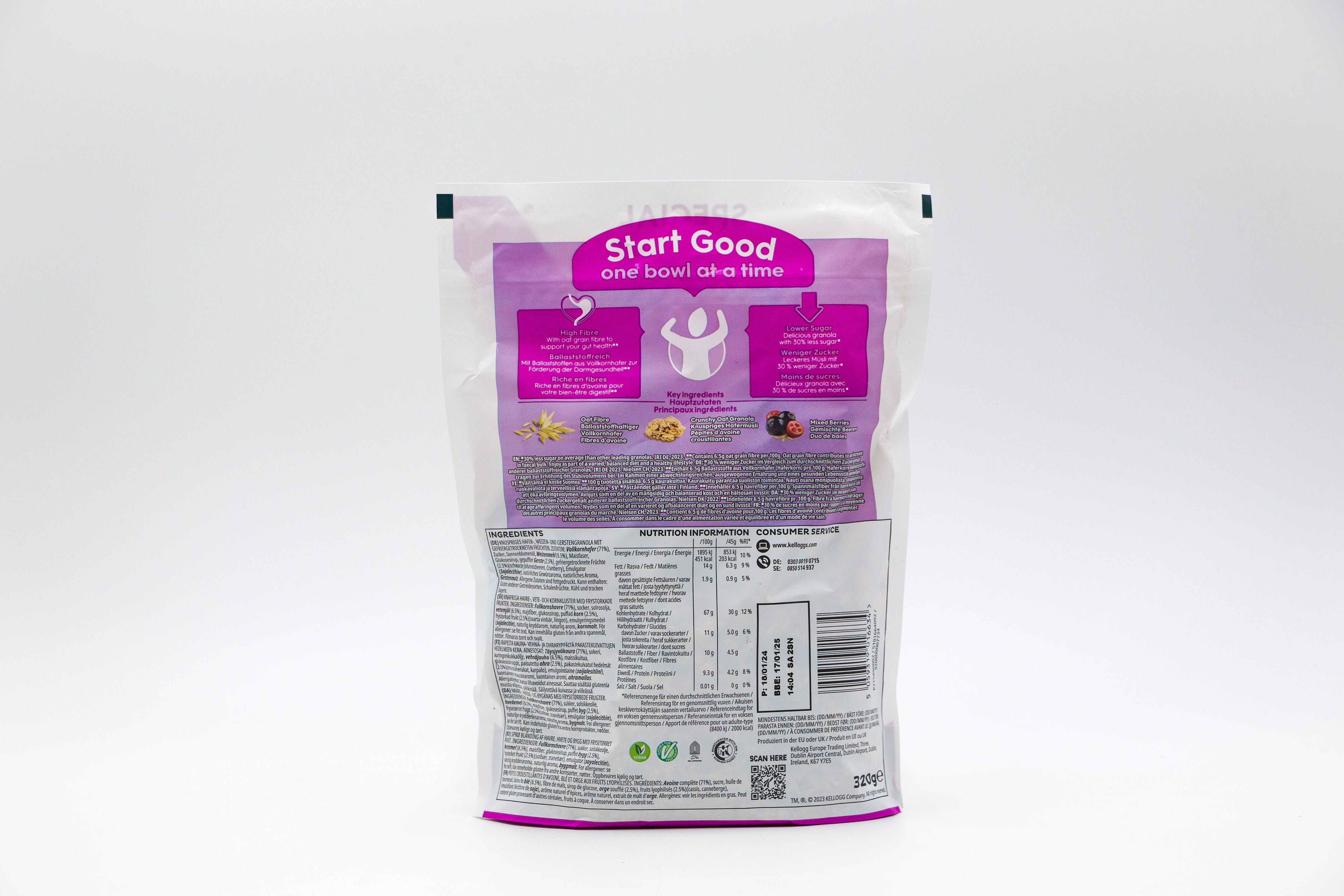 Kellogg's Special K Granola Berry, VPE: 320g, VKE: 6x320g