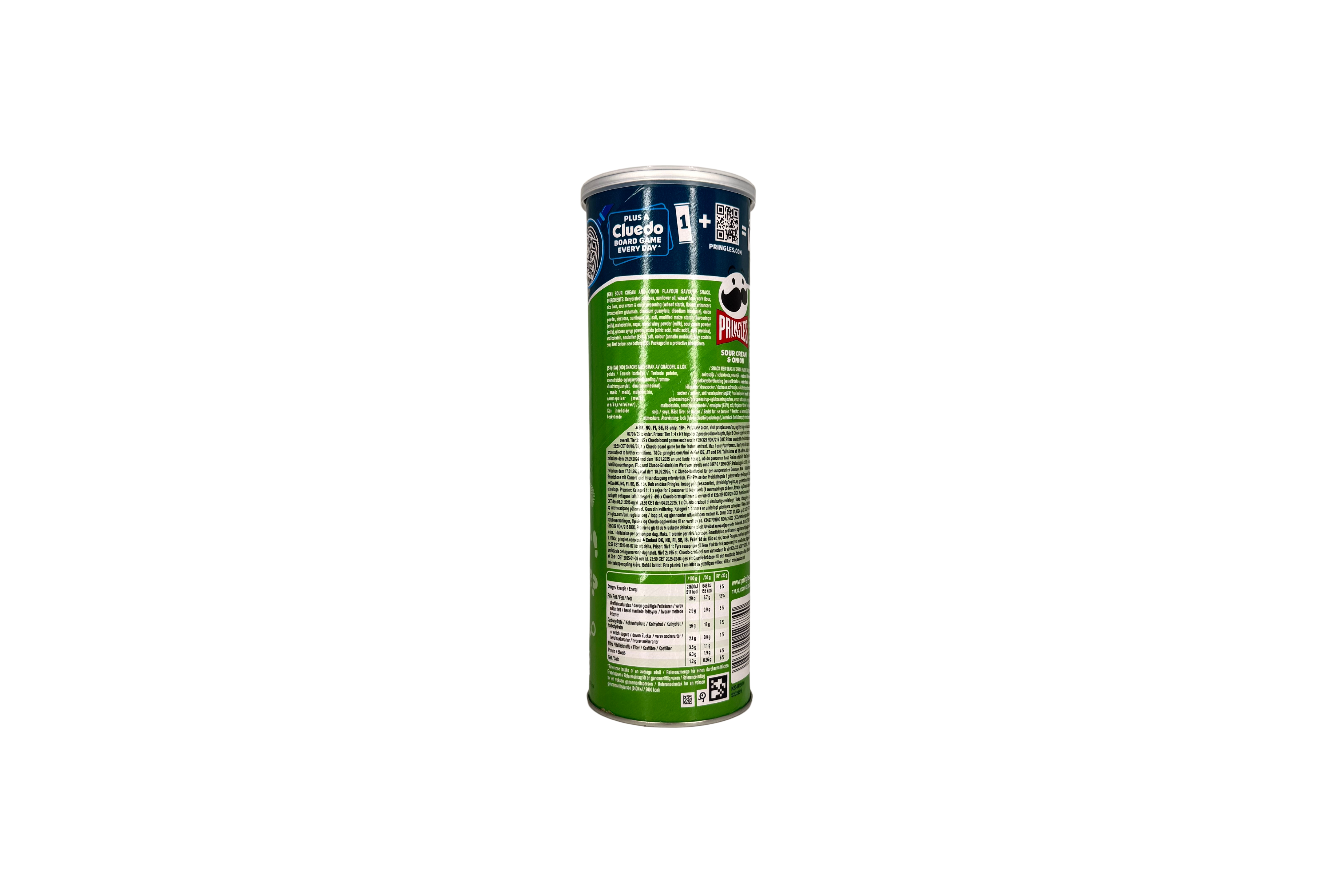 PRINGLES Sour Cream and Onion, VPE: 165g Packung, VKE: 19x165g