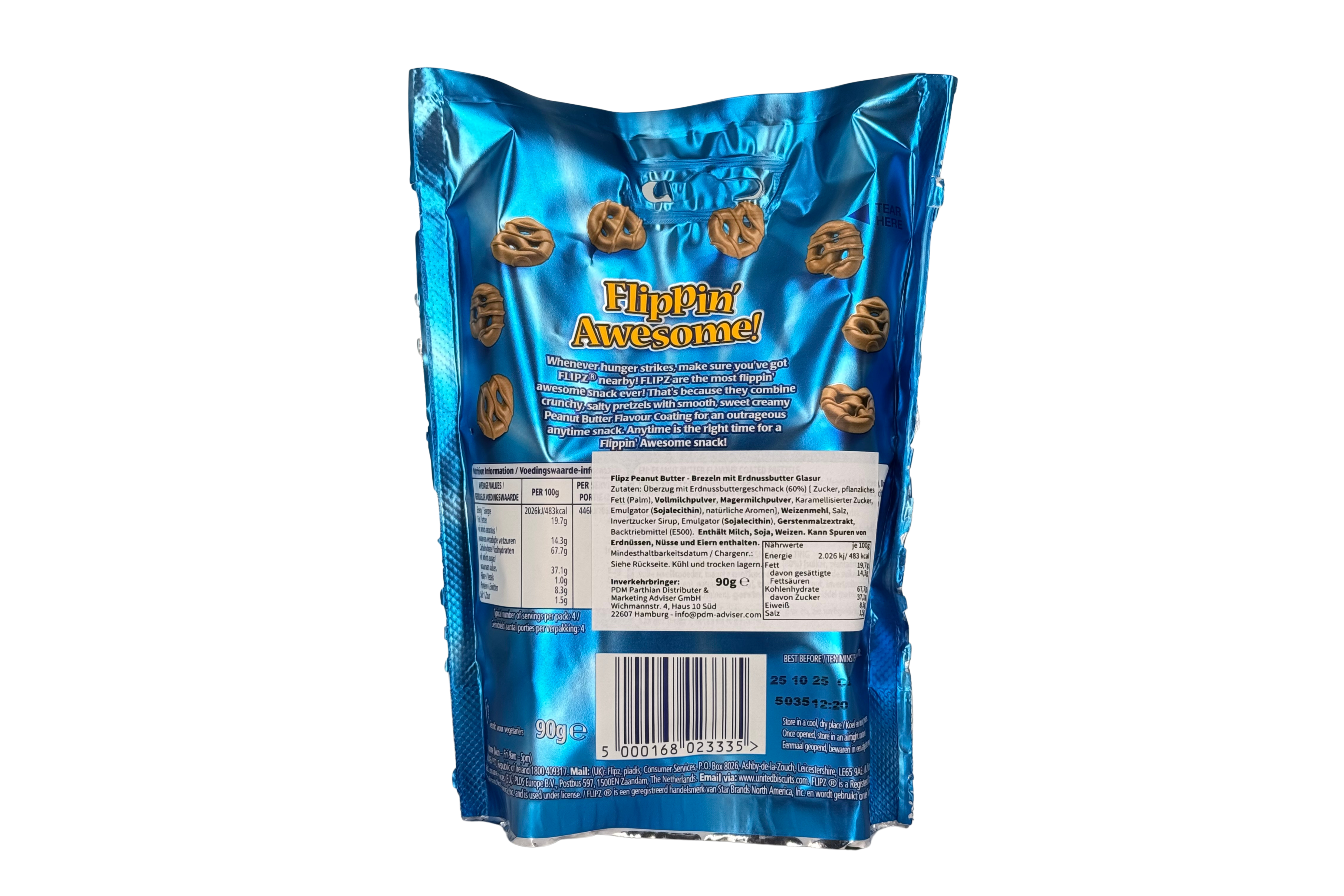 Mcvitie's Flipz Peanut Butter, VPE: 90g, VKE: 6x90g