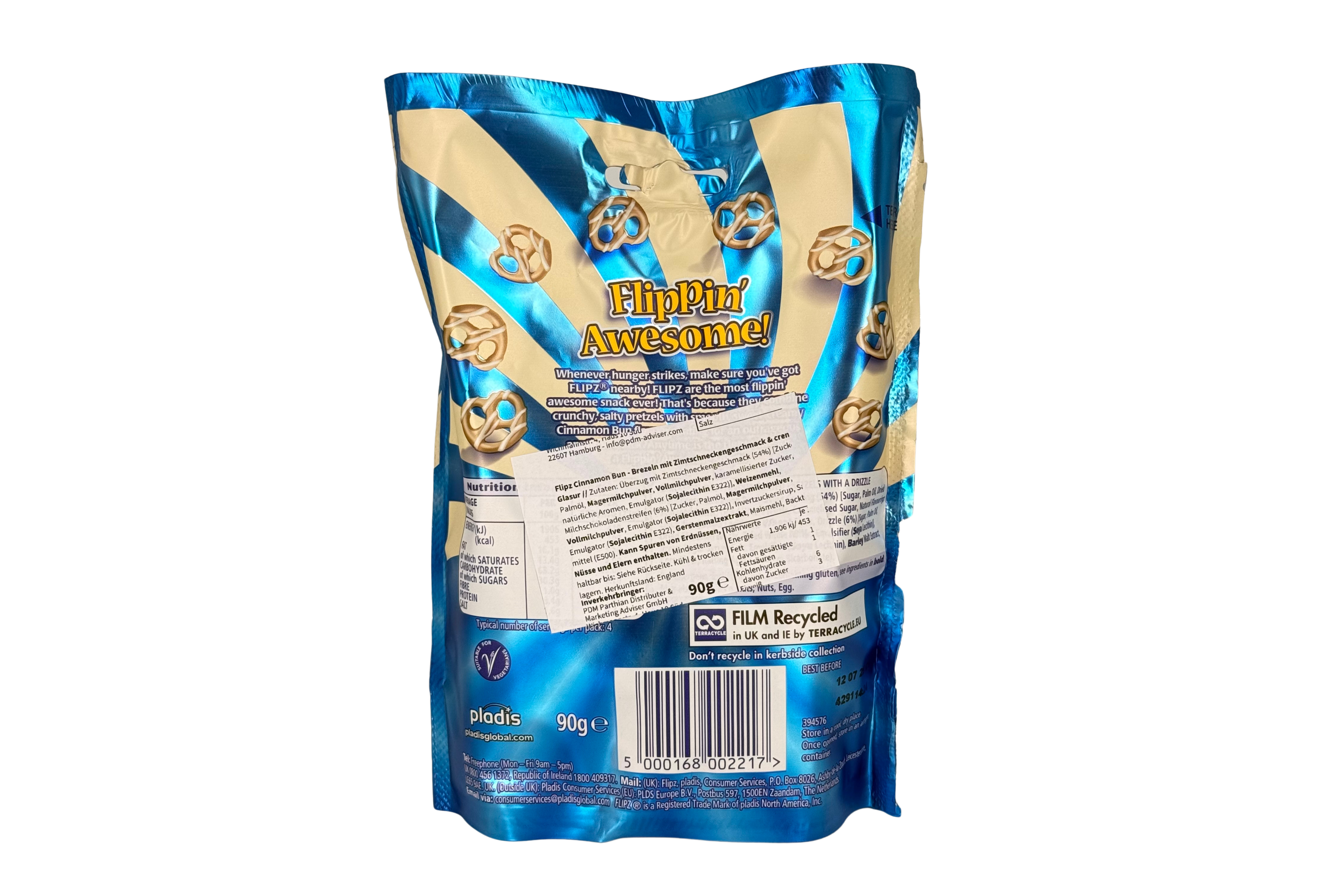 McVitie´s Flipz Cinnamon Bun (Limited Edition), VPE: 90g, VKE: 6x90g