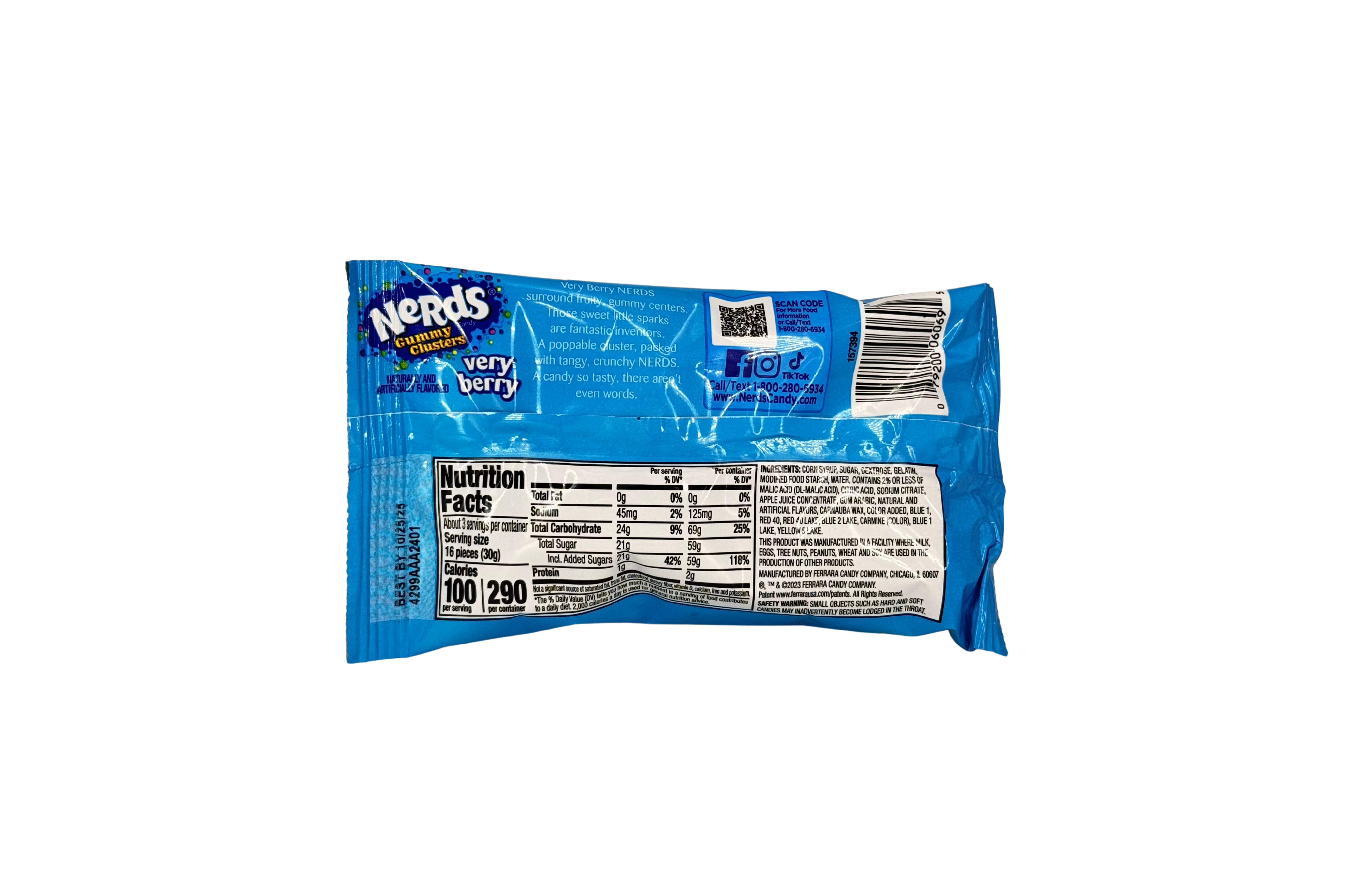 Nerds Verry Berry Gummy Cluster, VPE: 85g, VKE: 12x85g