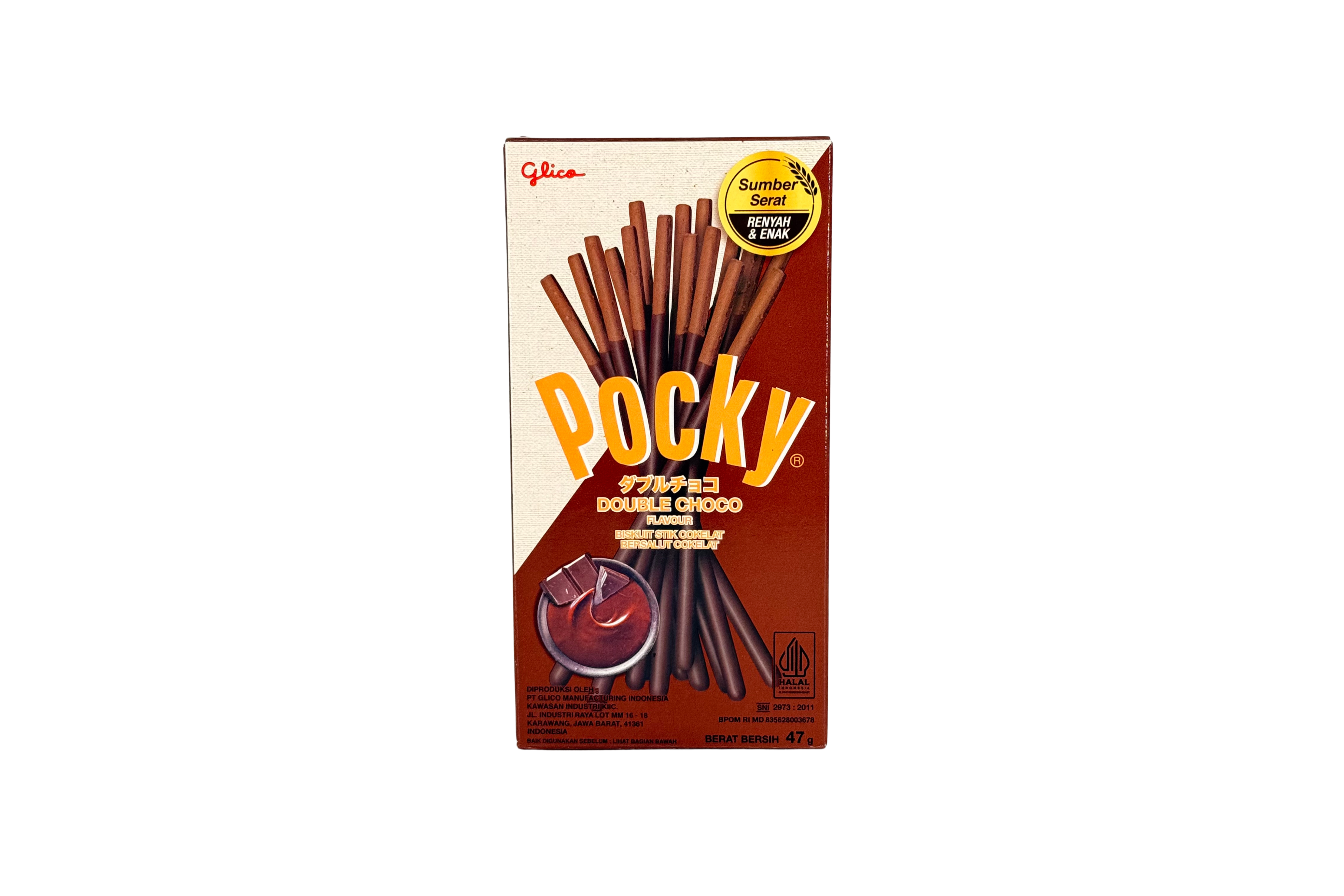 Pocky Double Chocolate, VPE: 47g, VKE: 10x47g