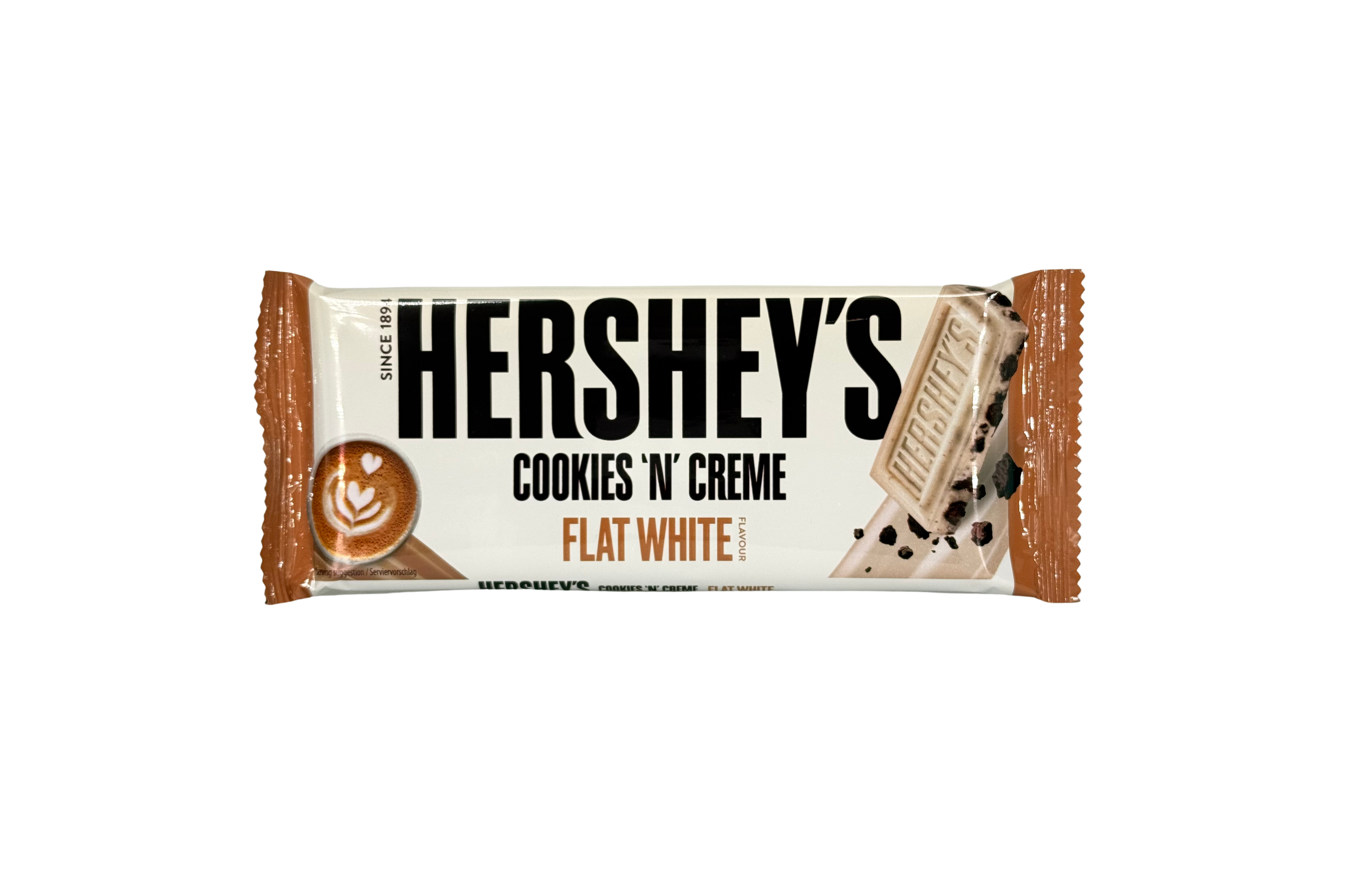 Hershey Cookies ´N´ Creme Flat White Flavour, VPE: 90g,VKE: 24x90g