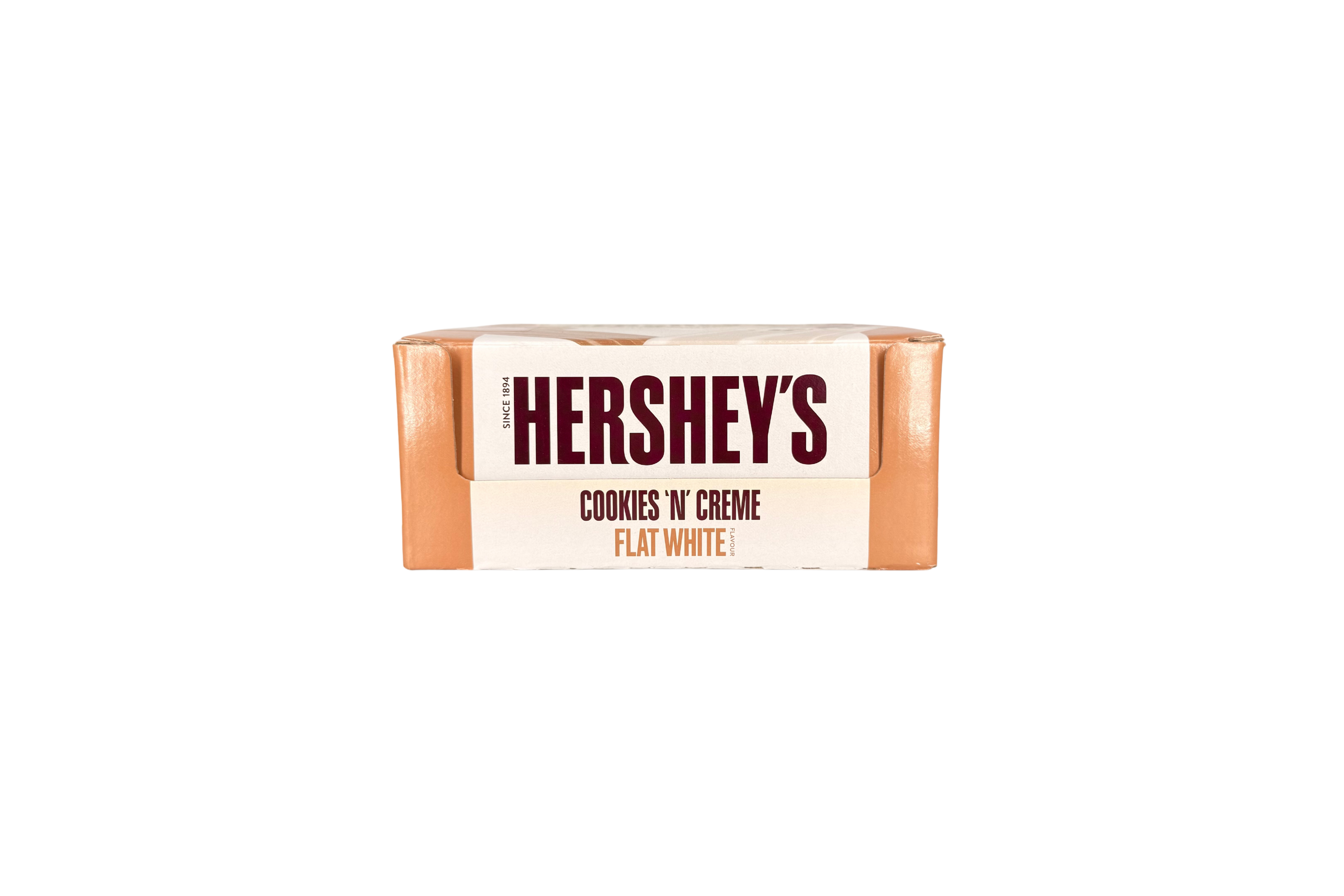 Hershey Cookies ´N´ Creme Flat White Flavour, VPE: 90g,VKE: 24x90g