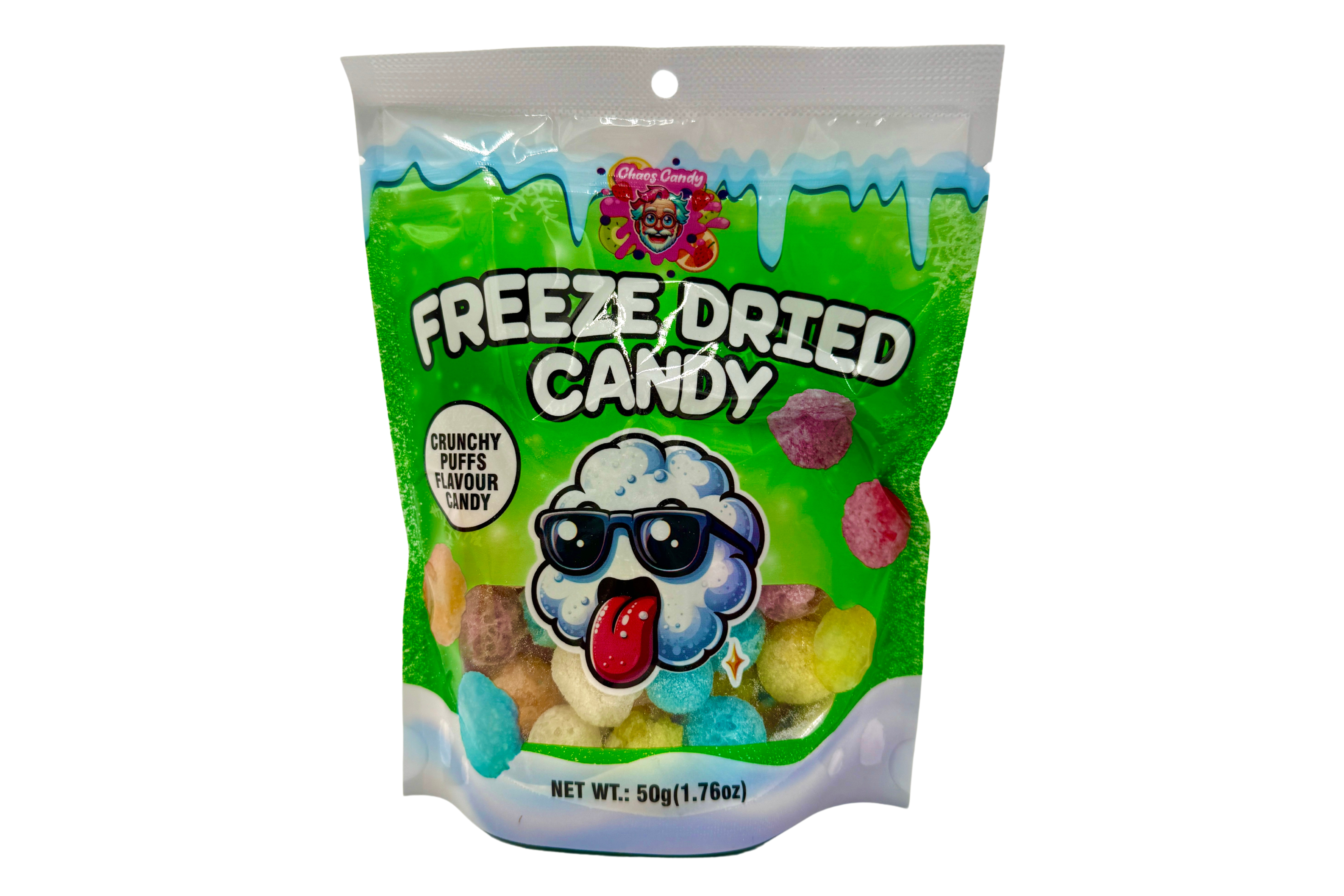 Chaos Candy Freeze Dried Crunchy Puffs, VPE: 50g, VKE: 24x50g