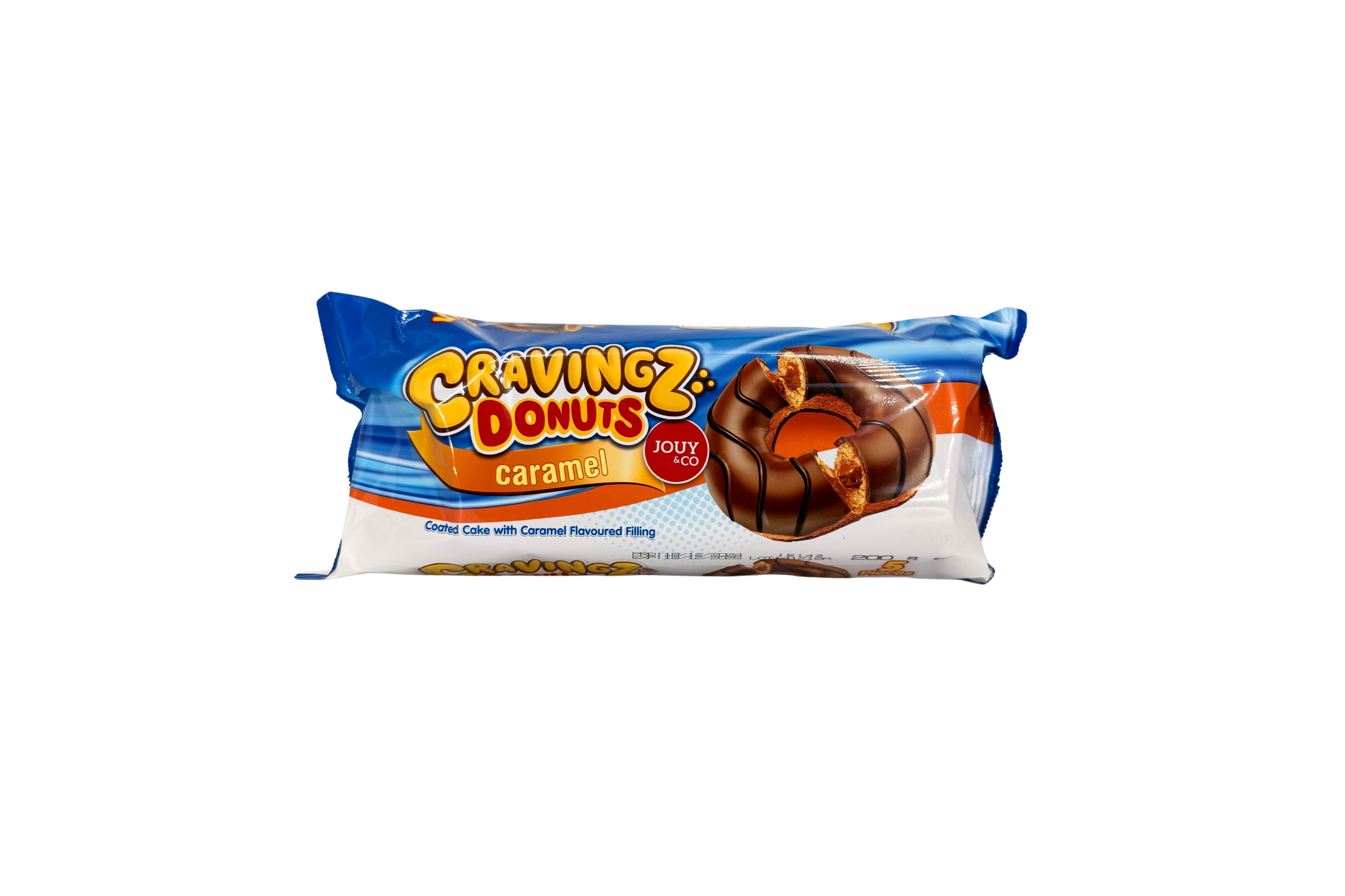JOUYCO Donuts Caramel 5 pack, VPE: 200g, VKE: 15x200g