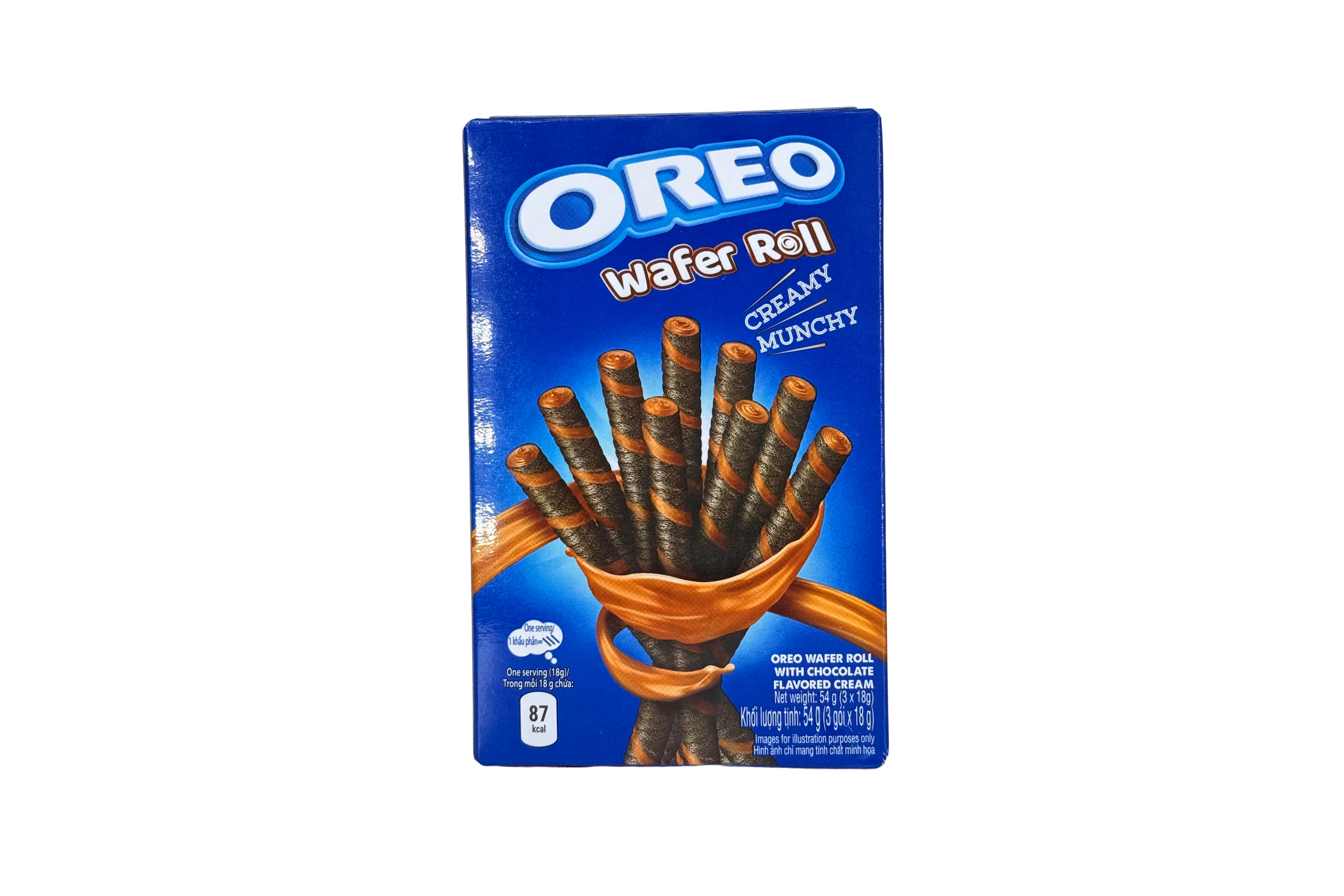 Oreo Wafer Rolls Chocolate, VPE: 54g, VKE: 20x54g
