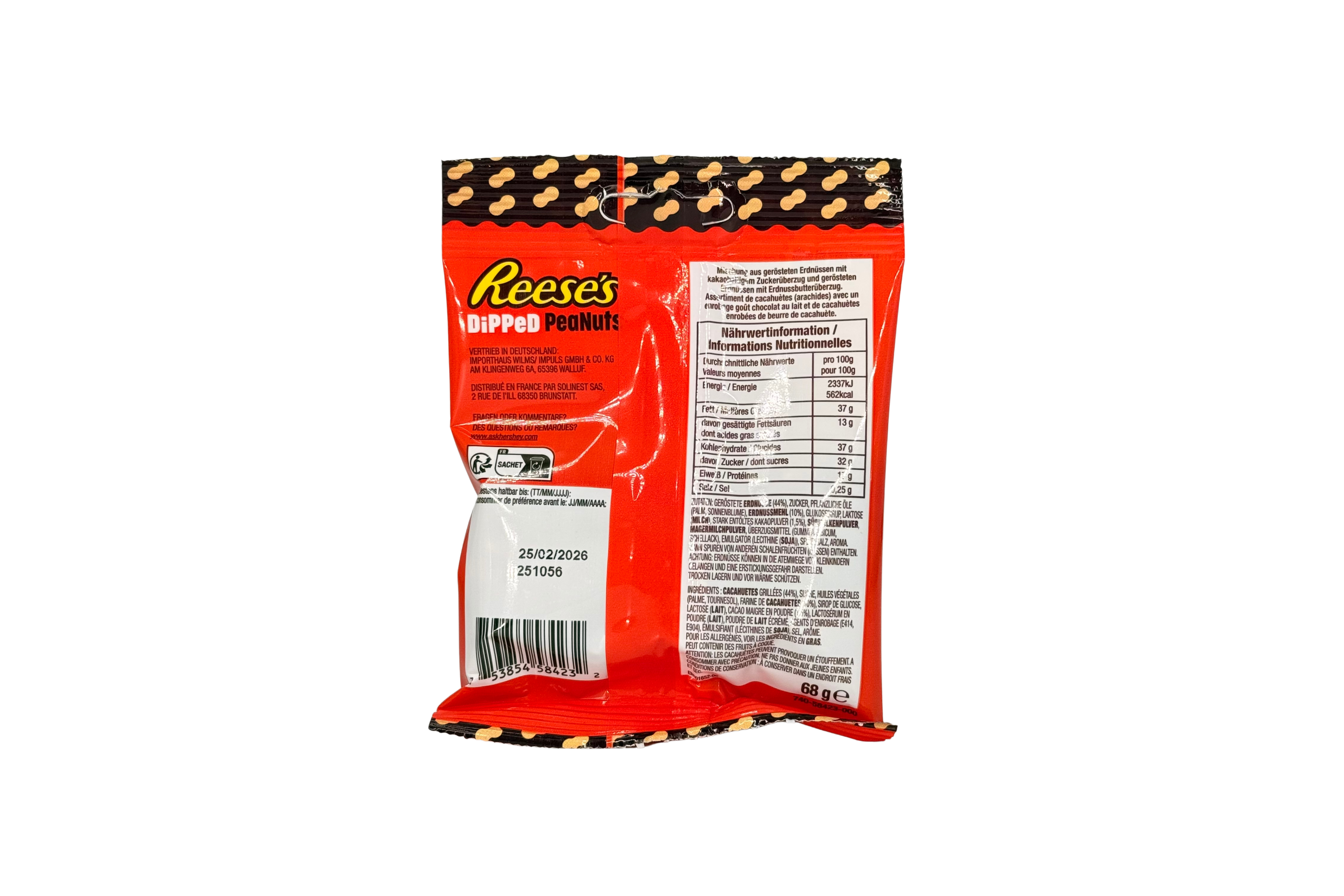 Reese´s Dipped Peanuts, VPE: 68g, VKE: 16x68g
