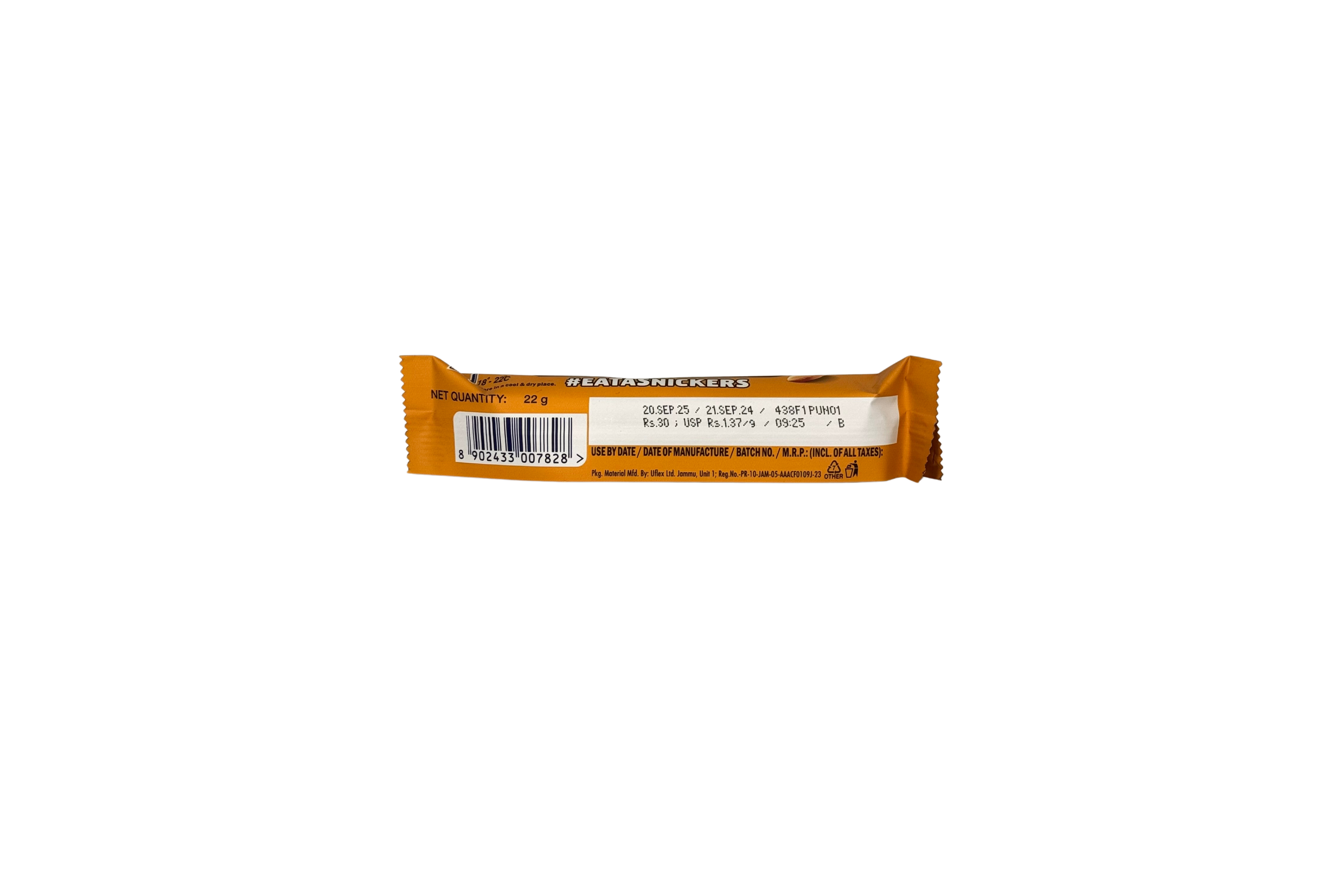 Snickers Butterscotch, VPE: 22g, VKE: 24x22g