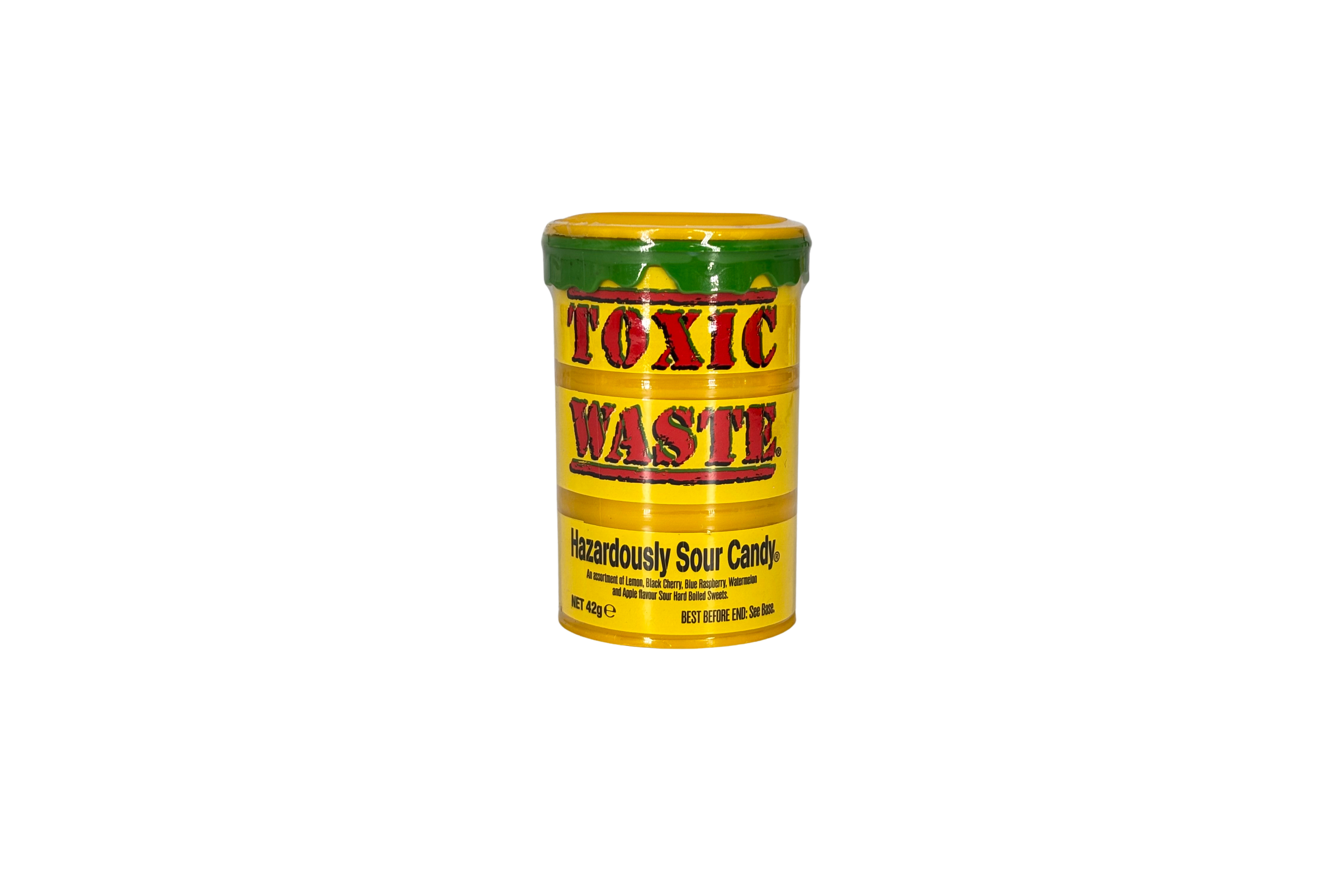 Toxic Waste Drum Yellow Sour Candy, VPE: 42g, VKE: 12x42g