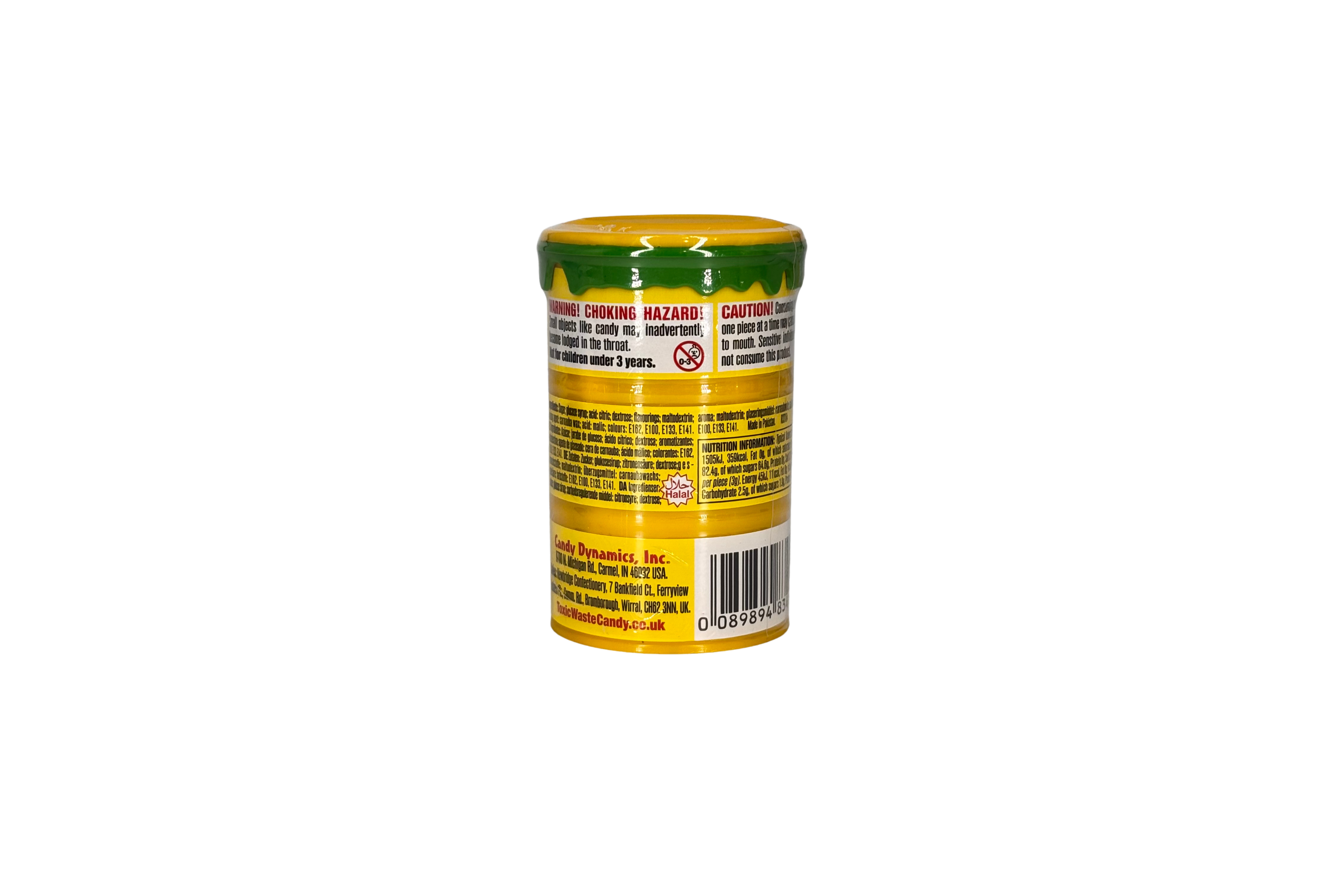 Toxic Waste Drum Yellow Sour Candy, VPE: 42g, VKE: 12x42g