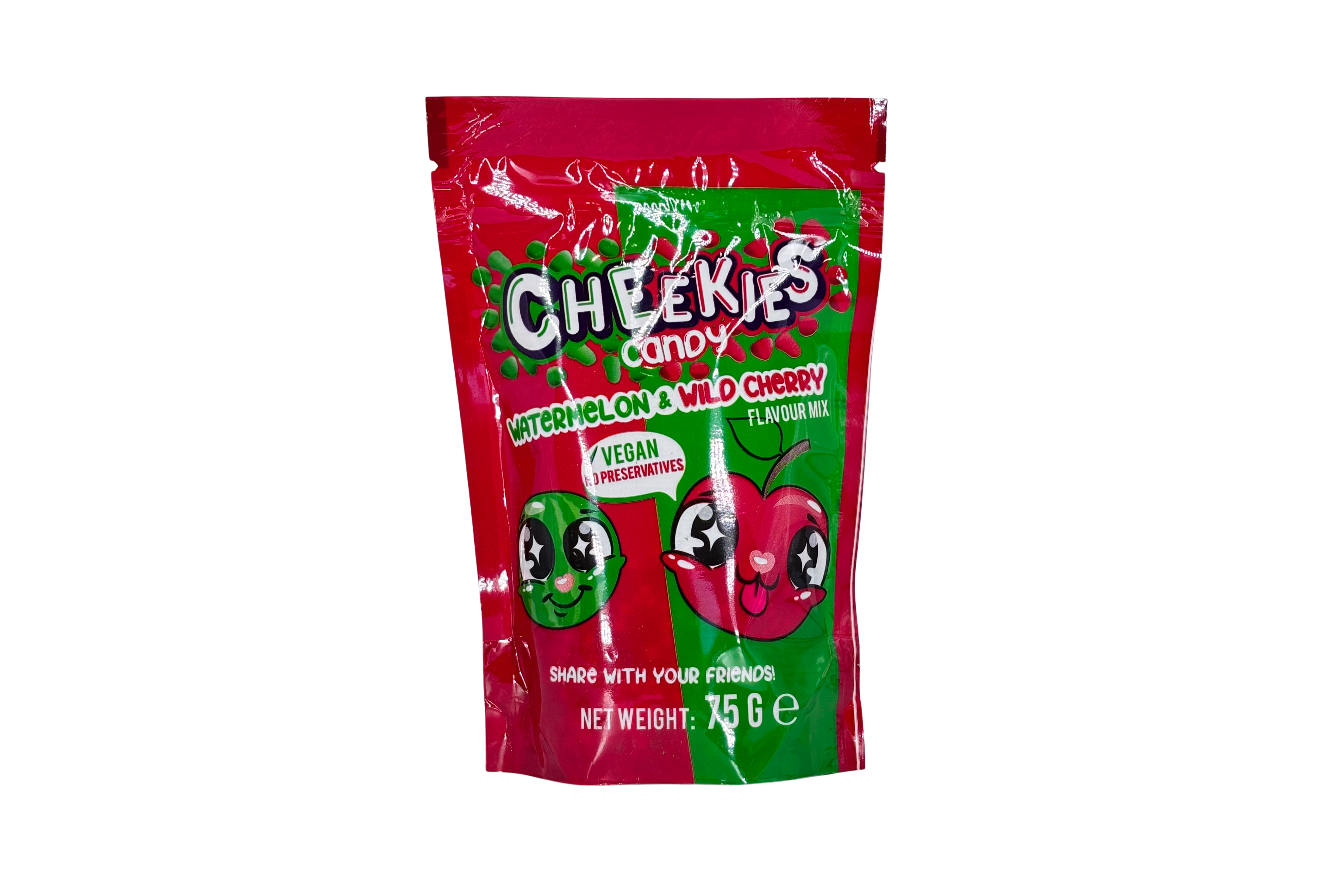 Cheekies Candy Watermelon & Wild Cherry, VPE: 75g, VKE: 23x75g