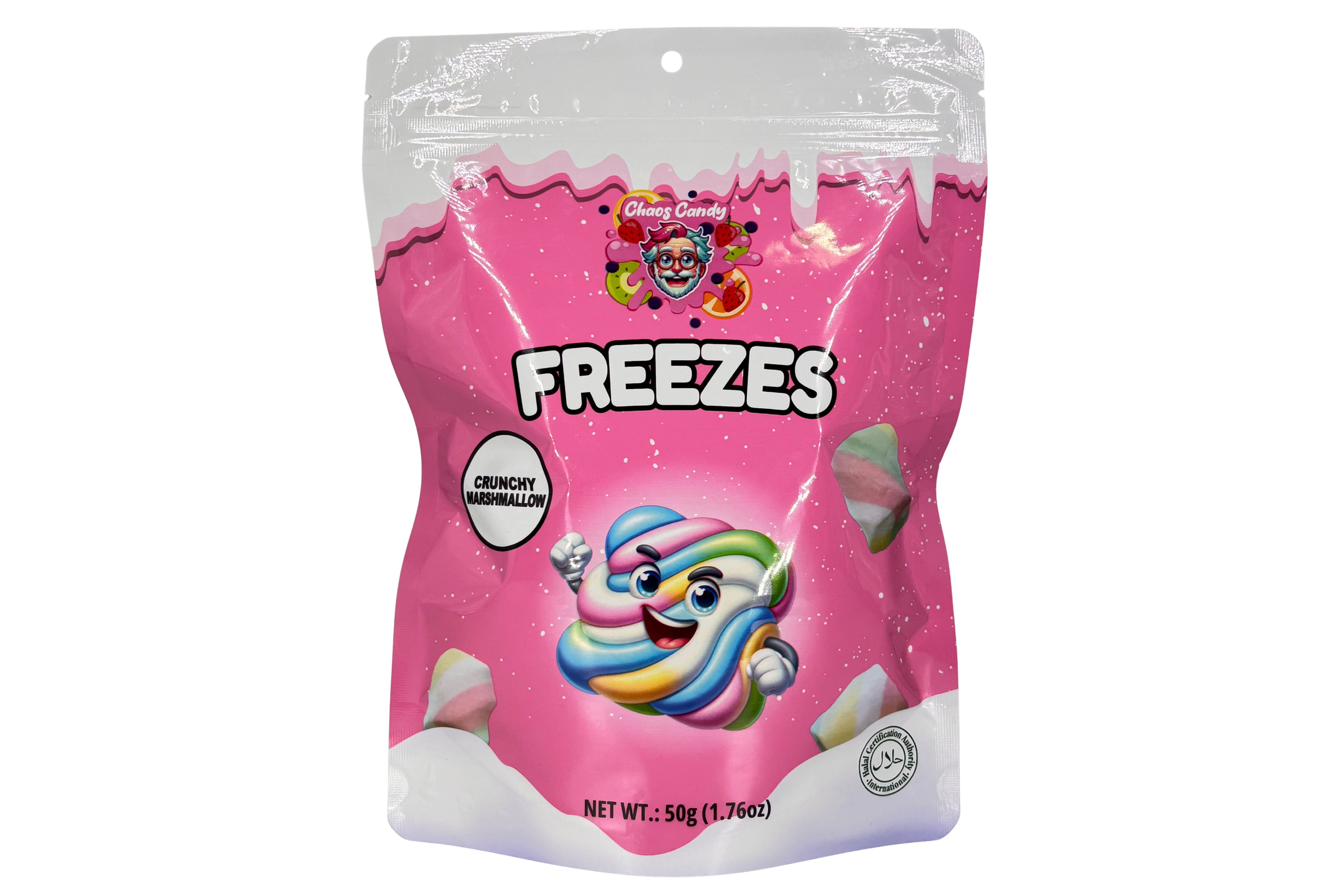 Chaos Candy freezes Crunchy Marshmallow, VPE: 50g, VKE: 24x50g