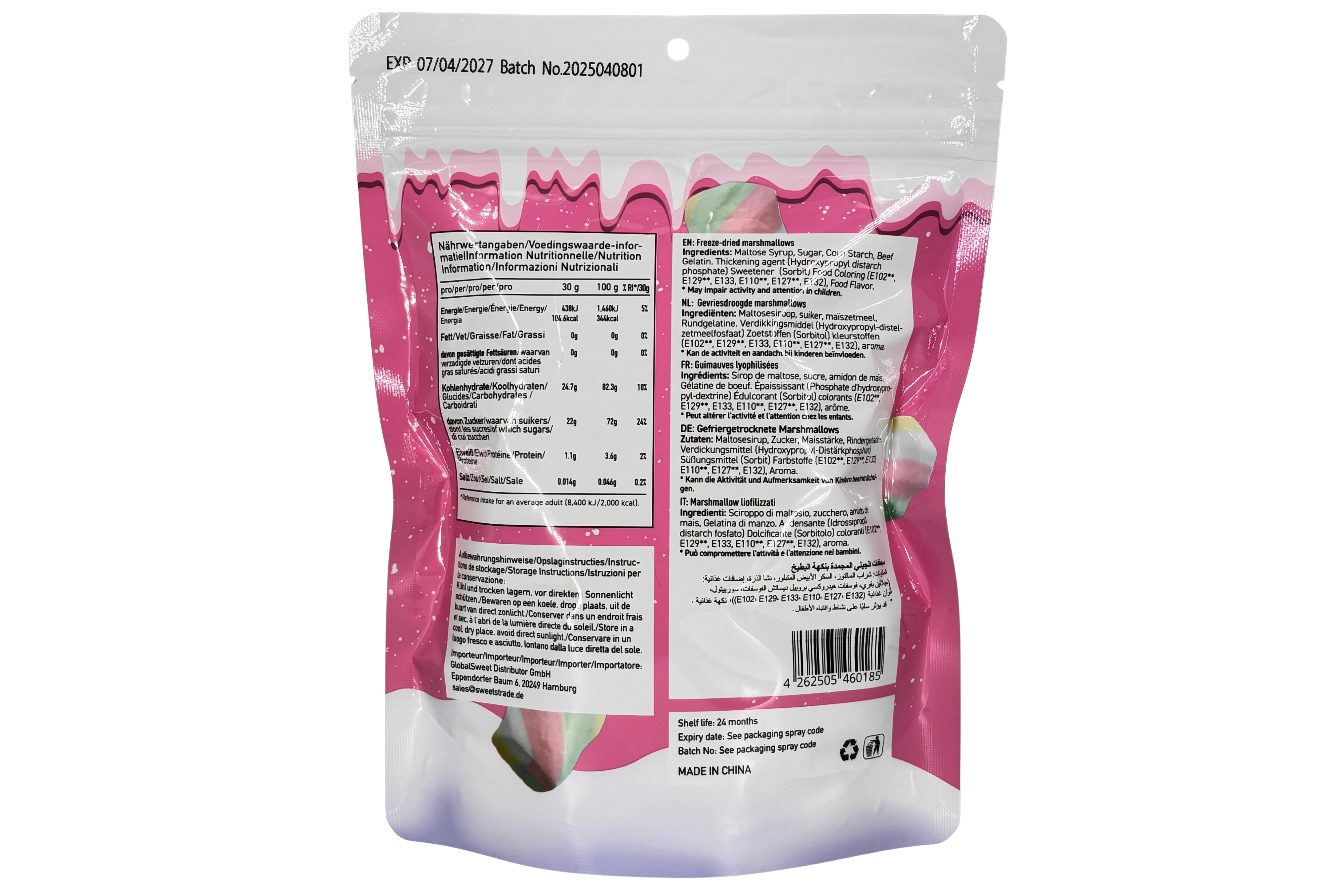 Chaos Candy freezes Crunchy Marshmallow, VPE: 50g, VKE: 24x50g