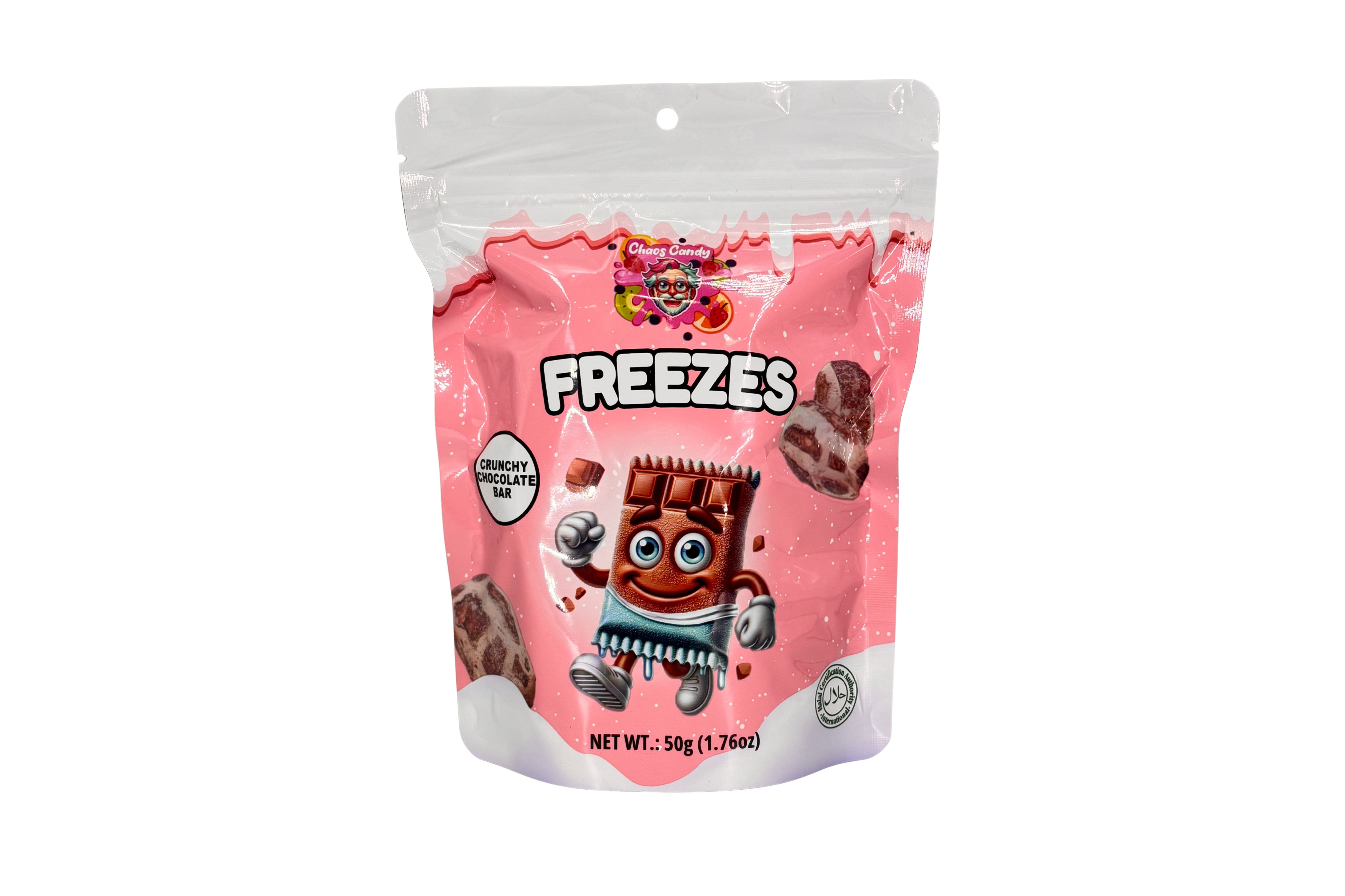 Chaos Candy Freezes Crunchy Snickers, VPE: 50g, VKE: 24x50g
