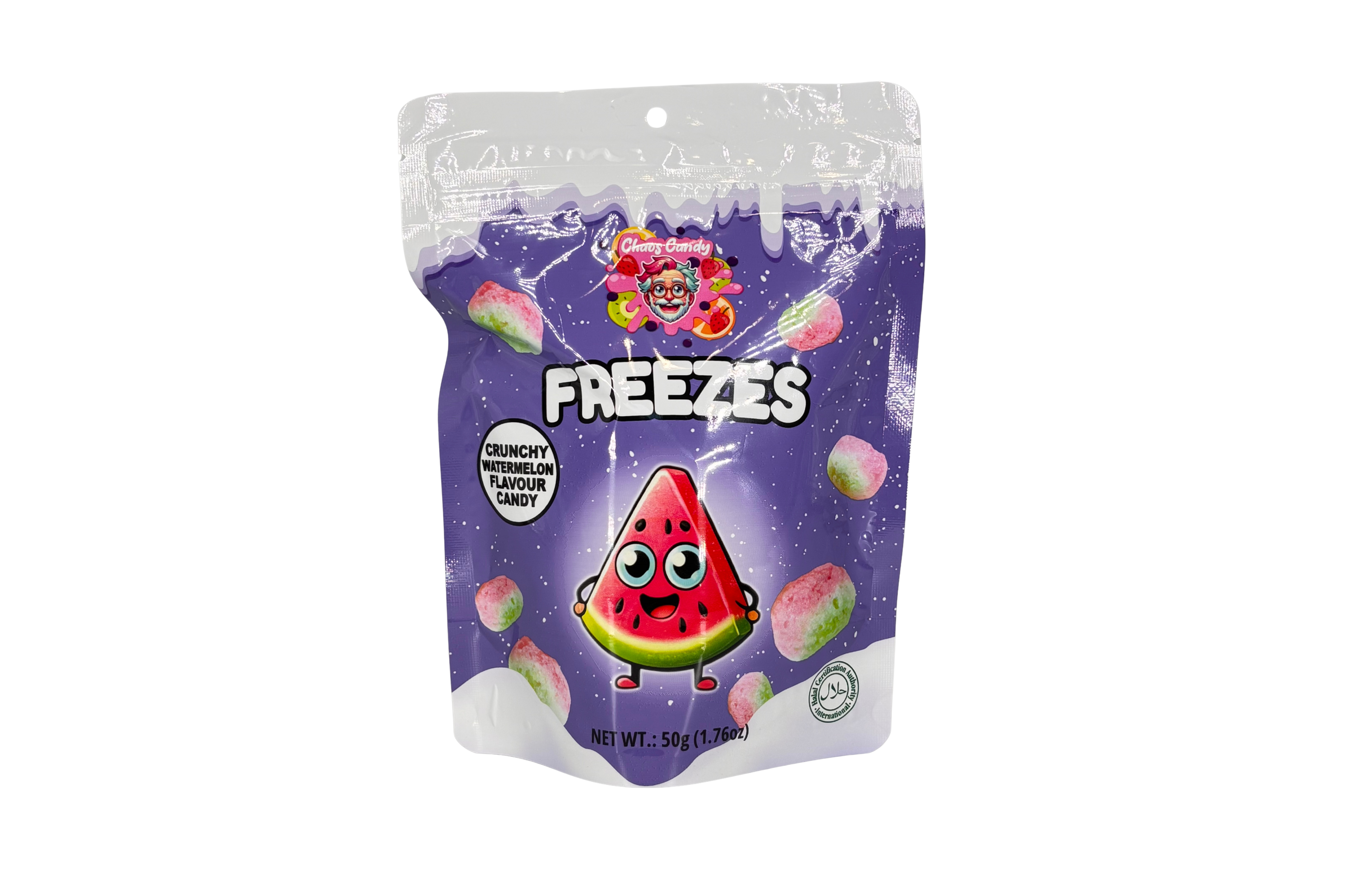 Chaos Candy Freezes Crunchy Watermelon, VPE: 50g, VKE: 24x50g