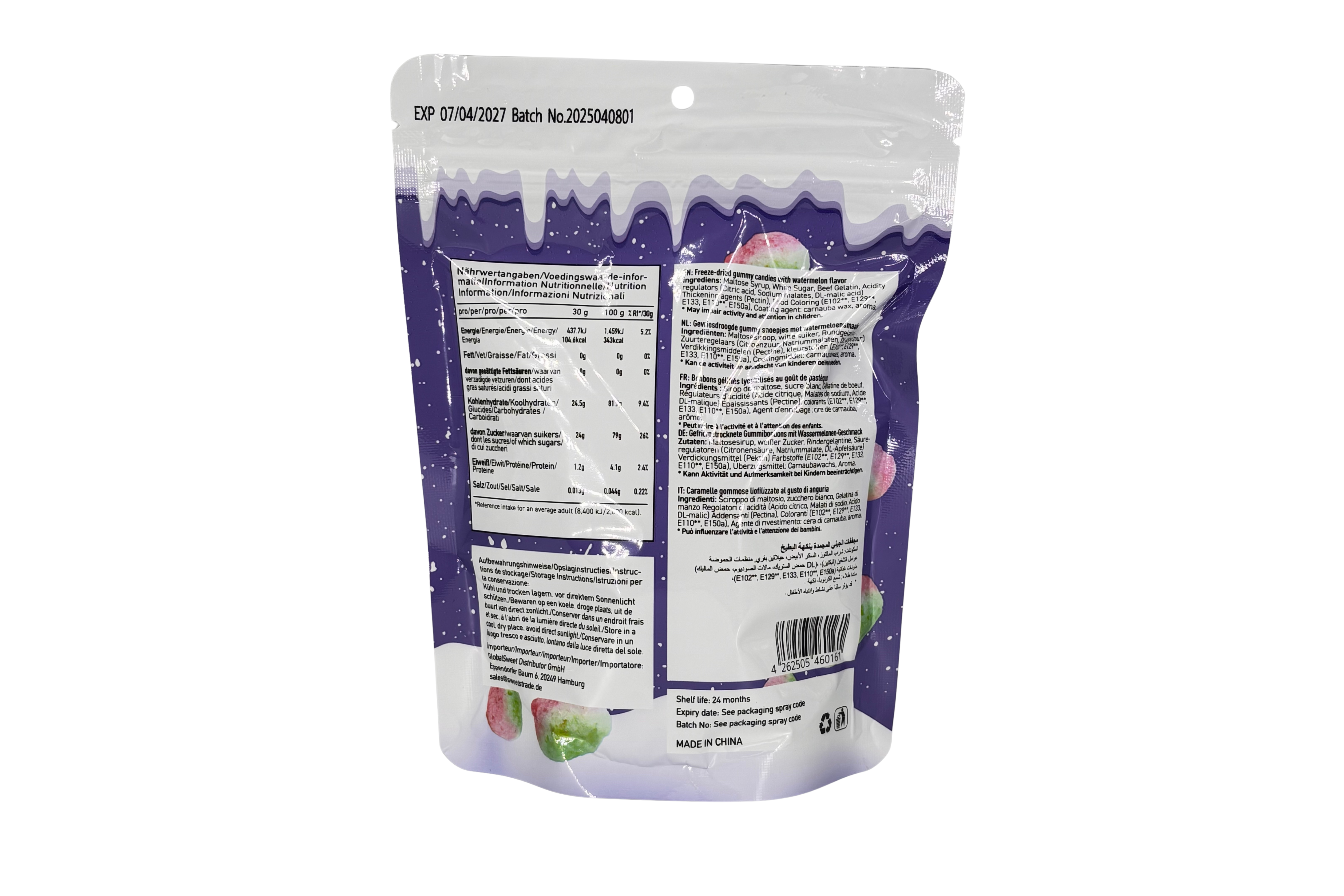 Chaos Candy Freezes Crunchy Watermelon, VPE: 50g, VKE: 24x50g