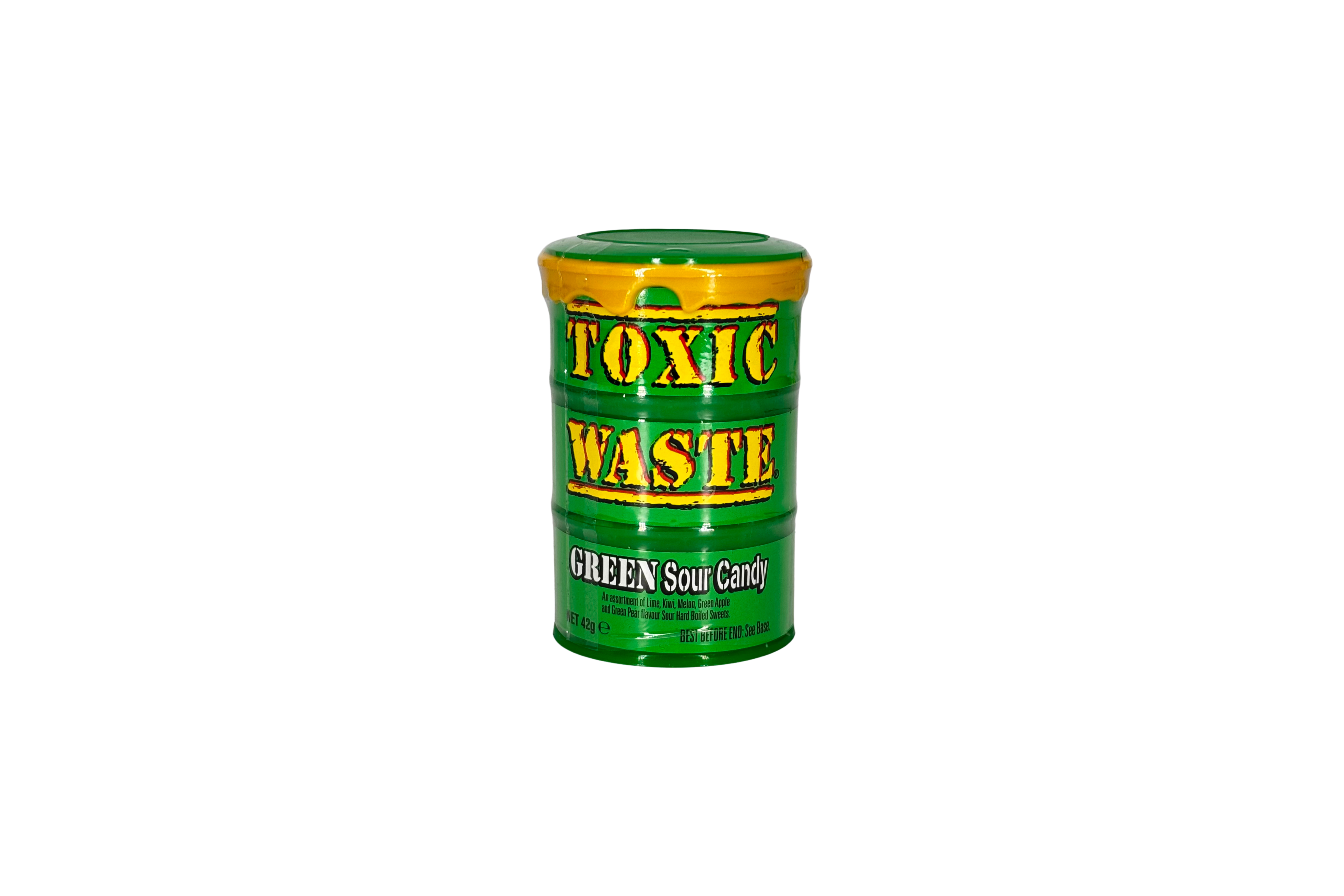 Toxic Waste Drum Green Sour Candy, VPE: 42g, VKE: 12x42g
