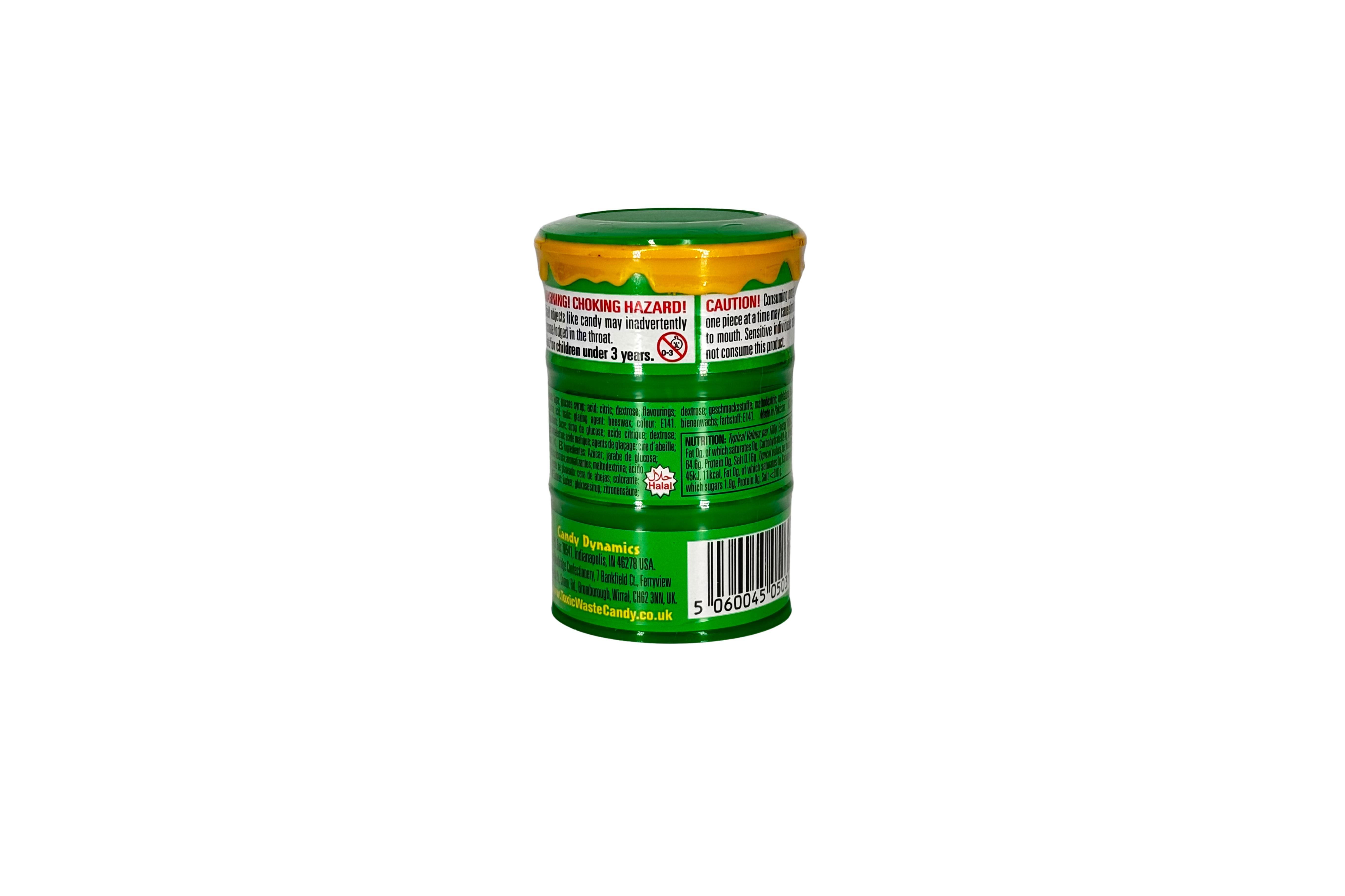 Toxic Waste Drum Green Sour Candy, VPE: 42g, VKE: 12x42g