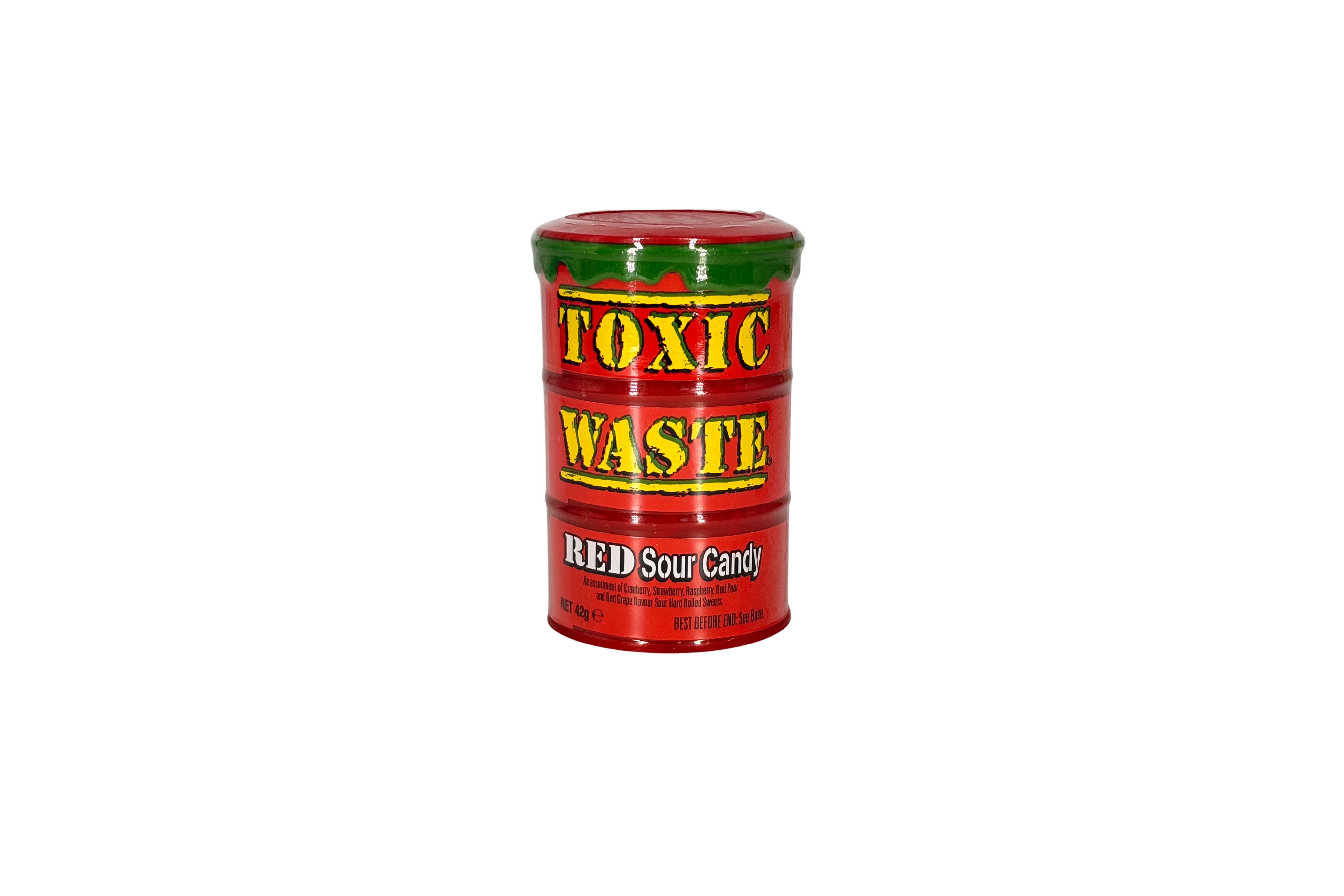 Toxic Waste Drum Red Sour Candy, VPE: 42g, VKE: 12x42g