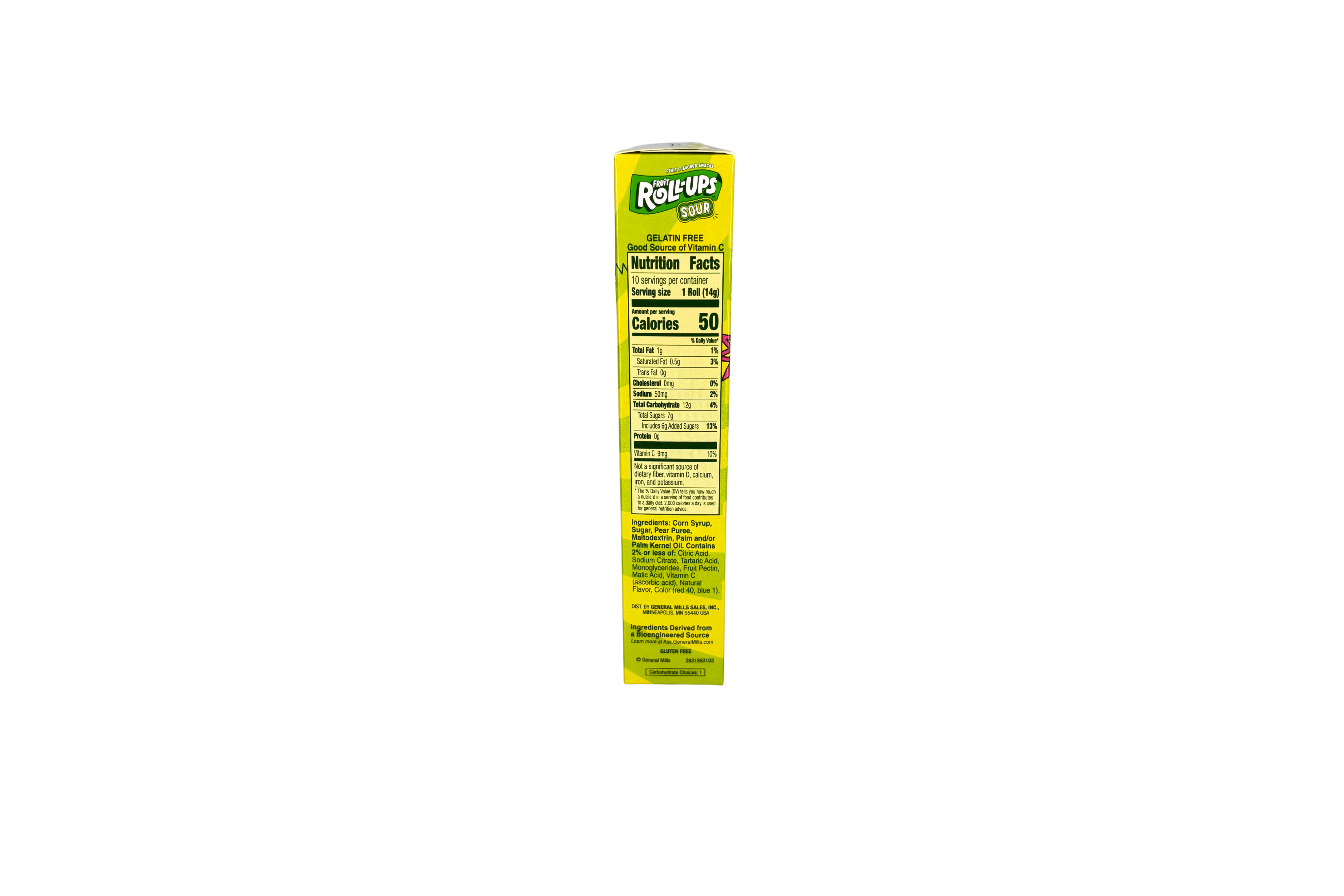 Betty Crocker Fruit Roll-Ups Sour Variety Pack, VPE: 141g, VKE: 10x141g