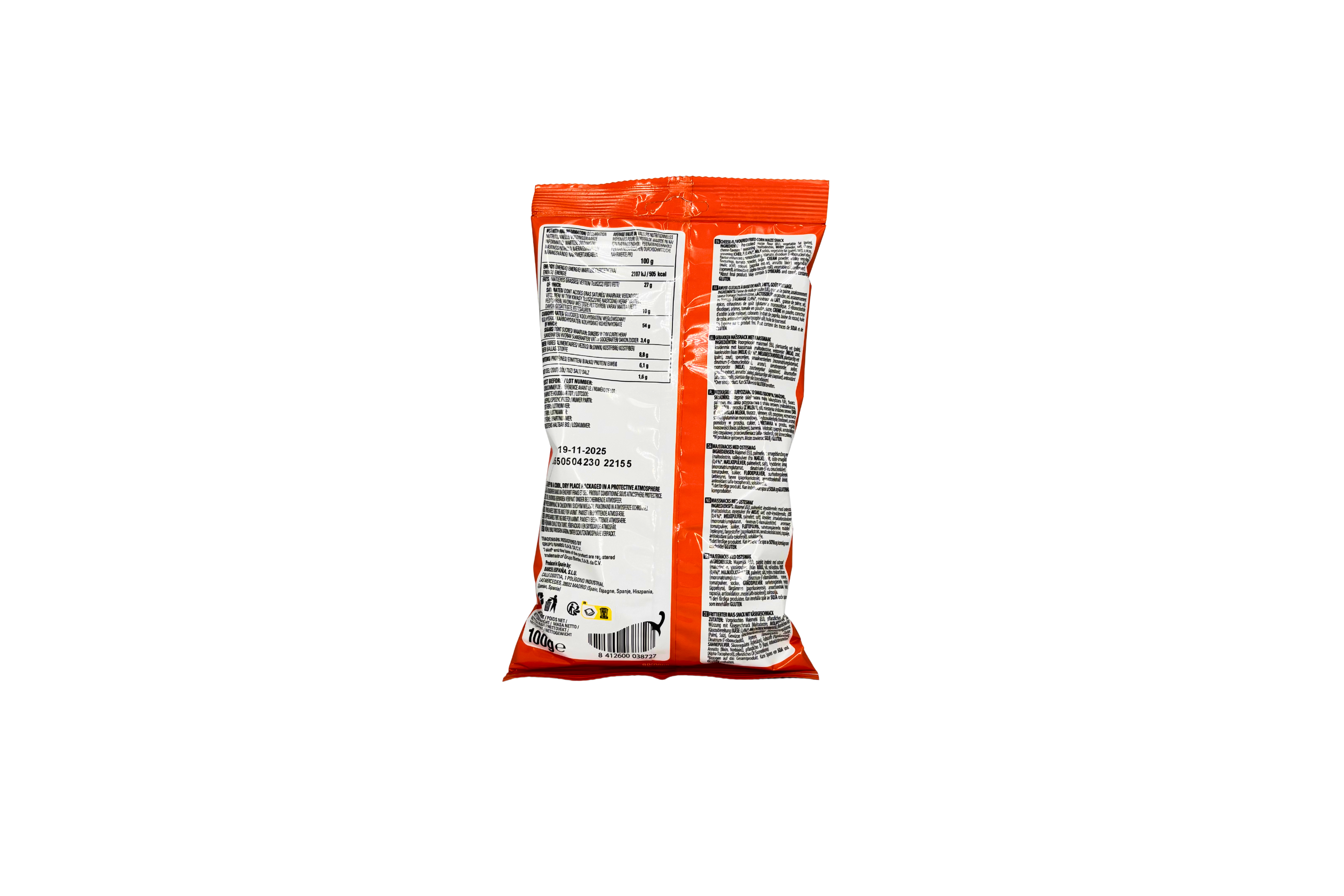 Takis Intense Nacho, VPE: 100g, VKE: 18x100g