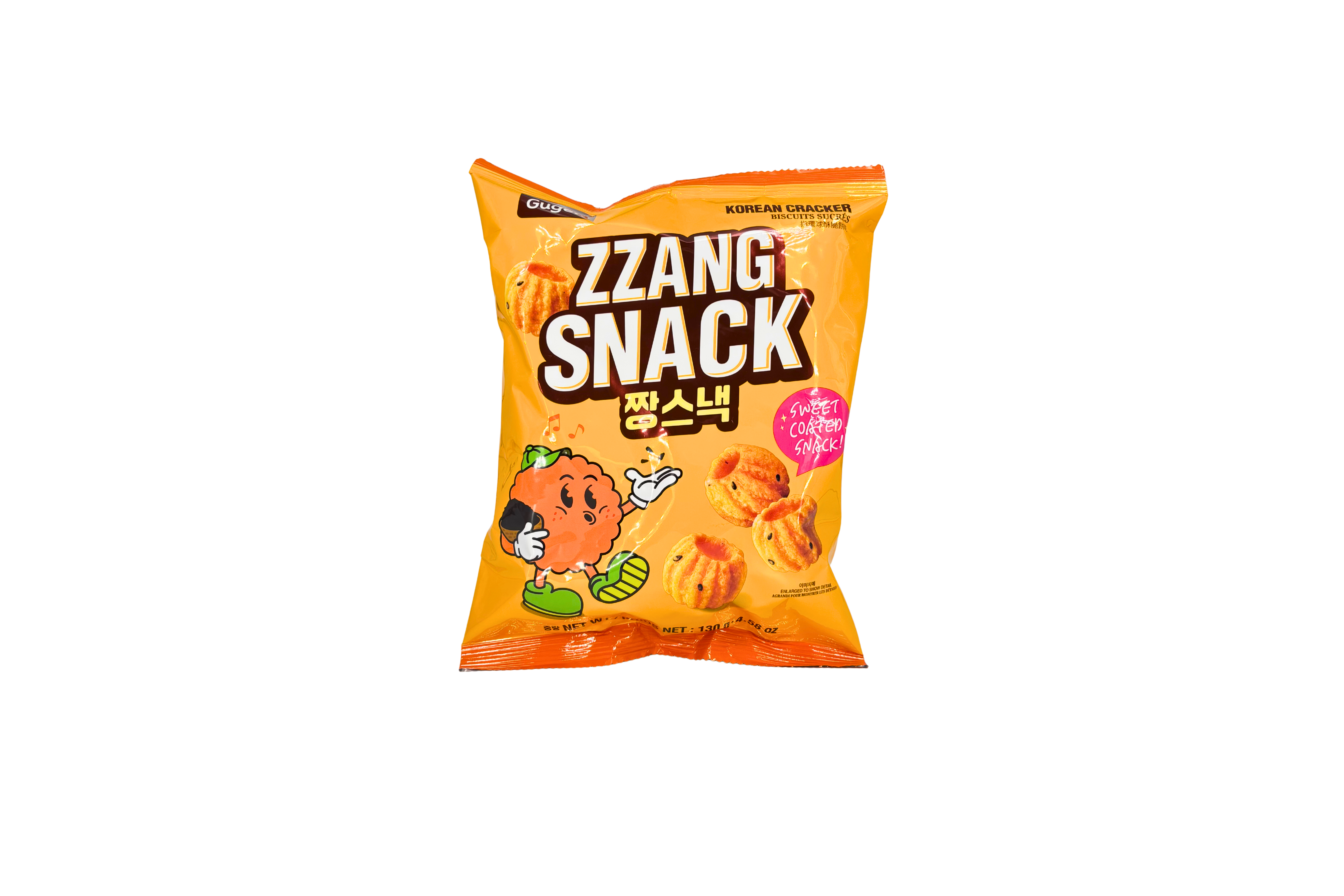 Gugen Zzang Snack Honig Sesam Cracker, VPE: 130g, VKE: 20x130g