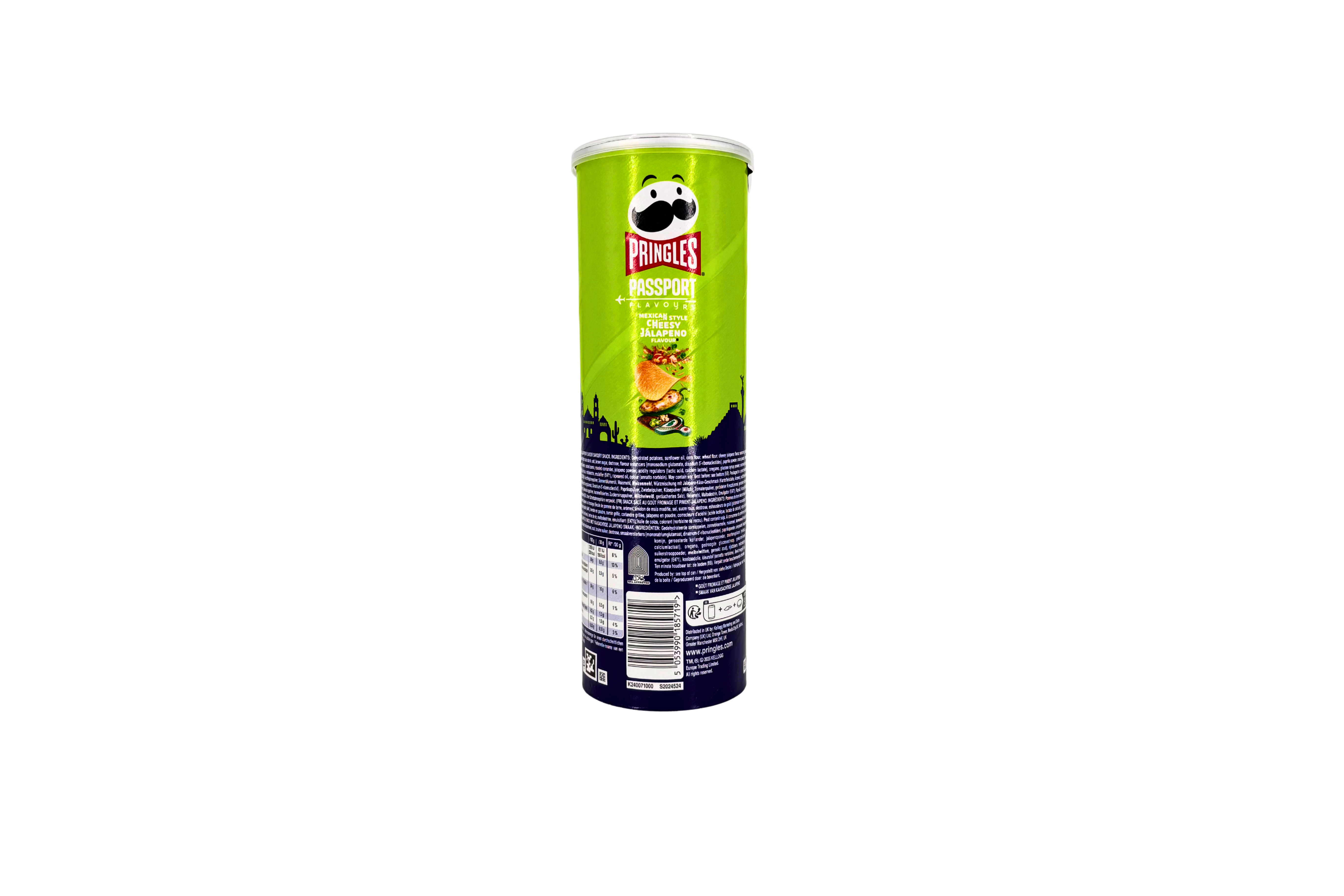 Pringles PASSPORT Mexican Style Cheesy Jalapeno, VPE: 165g, VKE: 19x165g