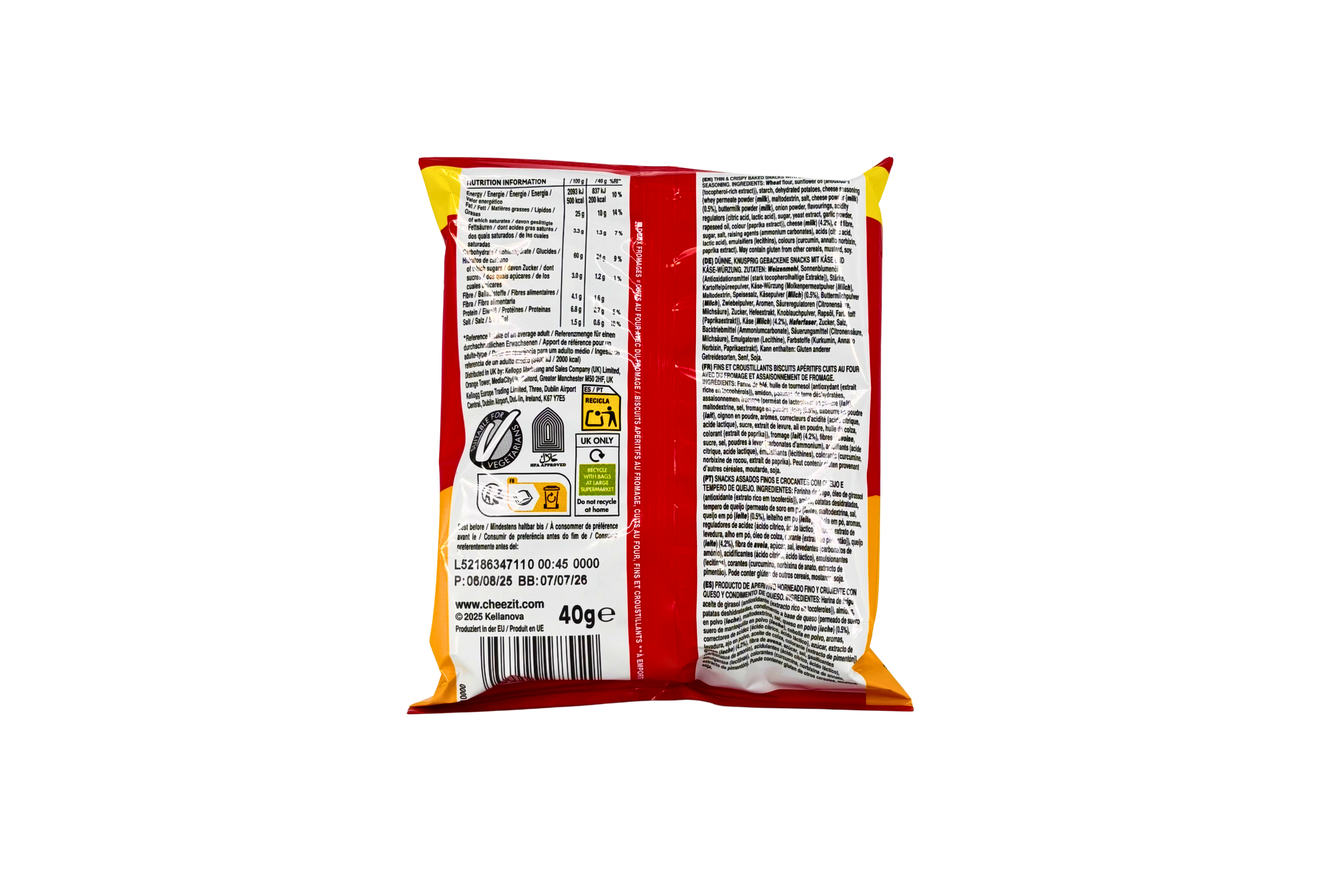 Cheez It Double Cheese, VPE: 40g, VKE: 20x40g