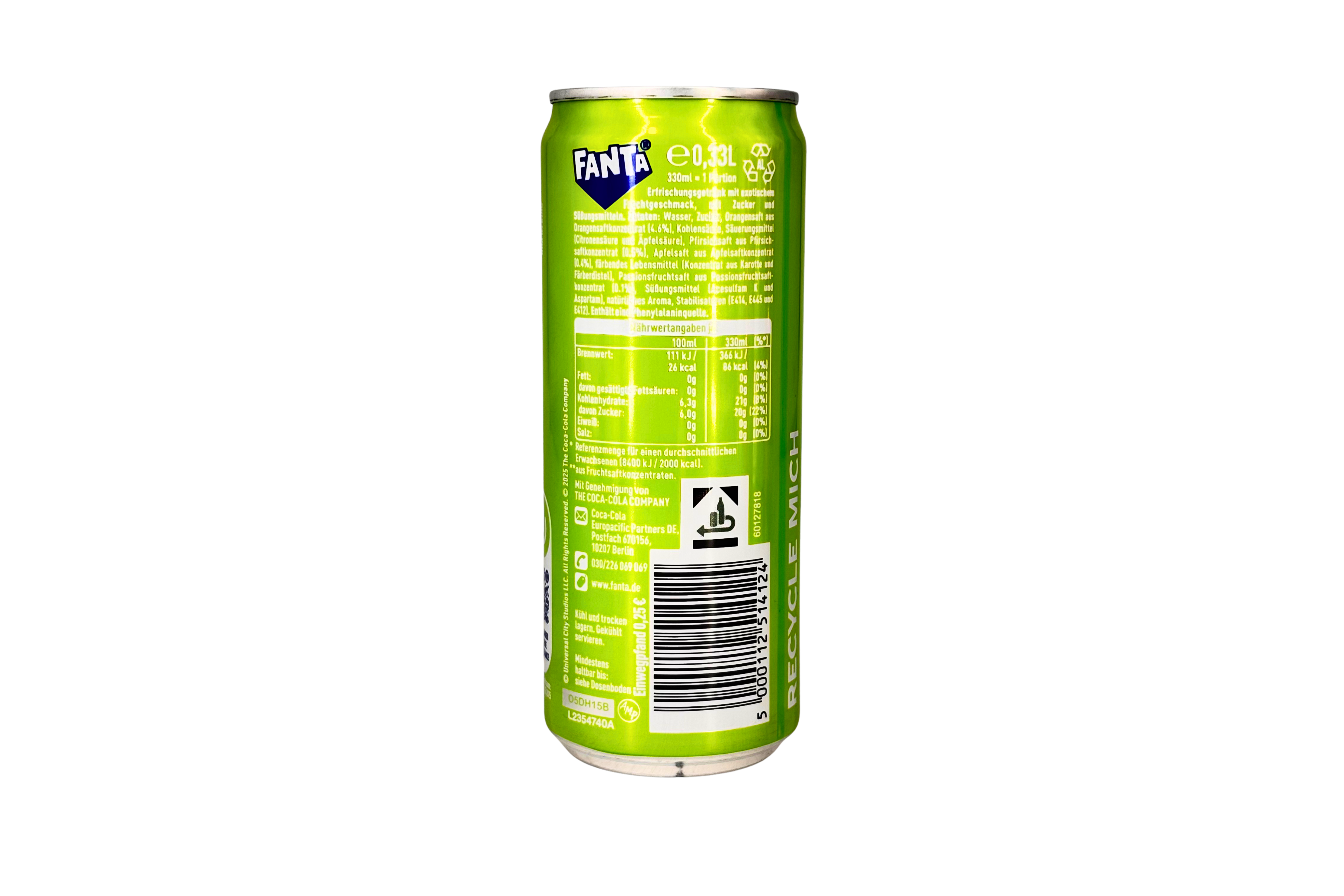 Fanta Exotic Dose, VPE: 330ml, VKE: 24x330ml