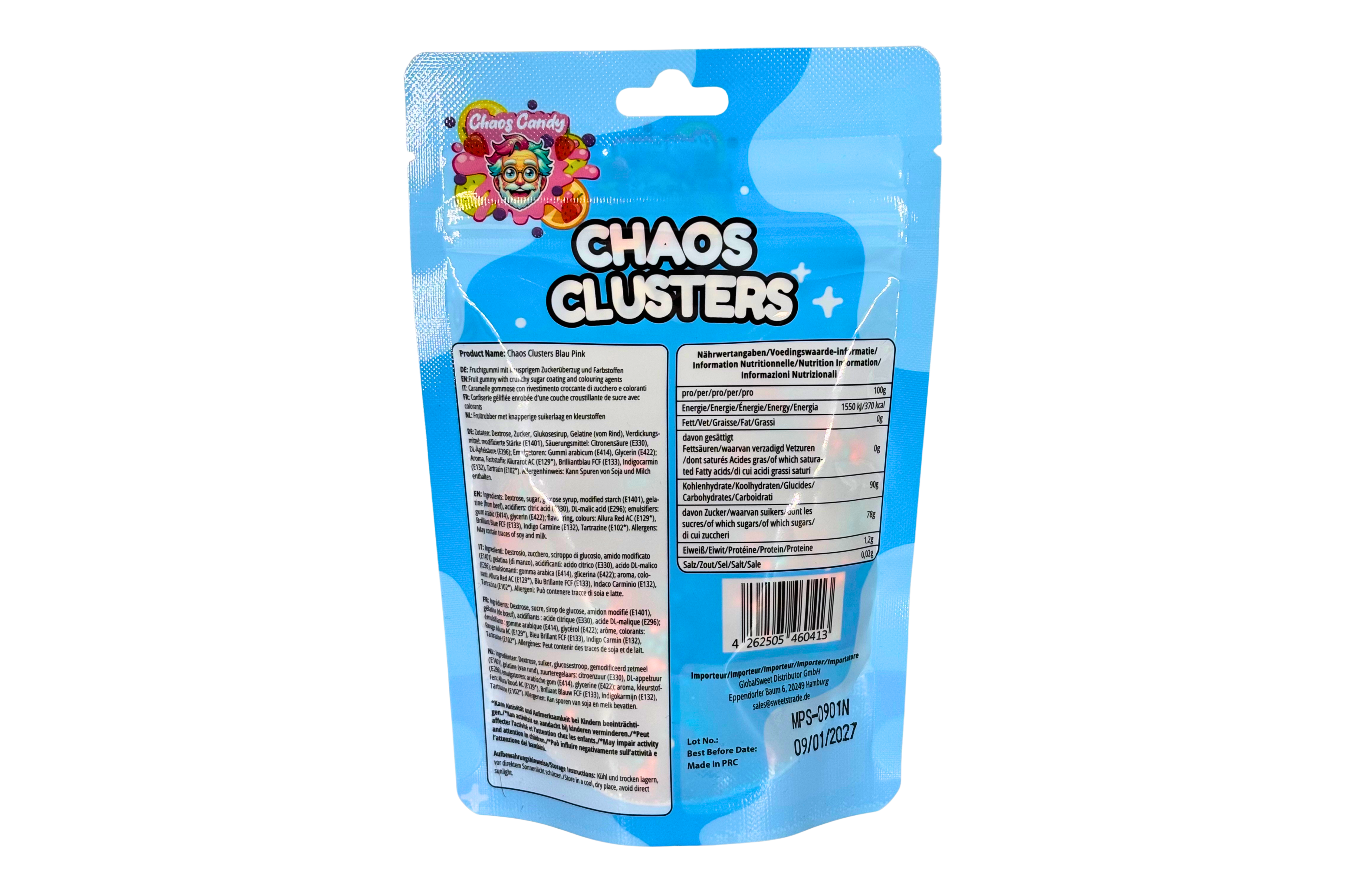 Chaos Candy Chaos Clusters Mixed Berries, VPE: 85g, VKE: 12x85g