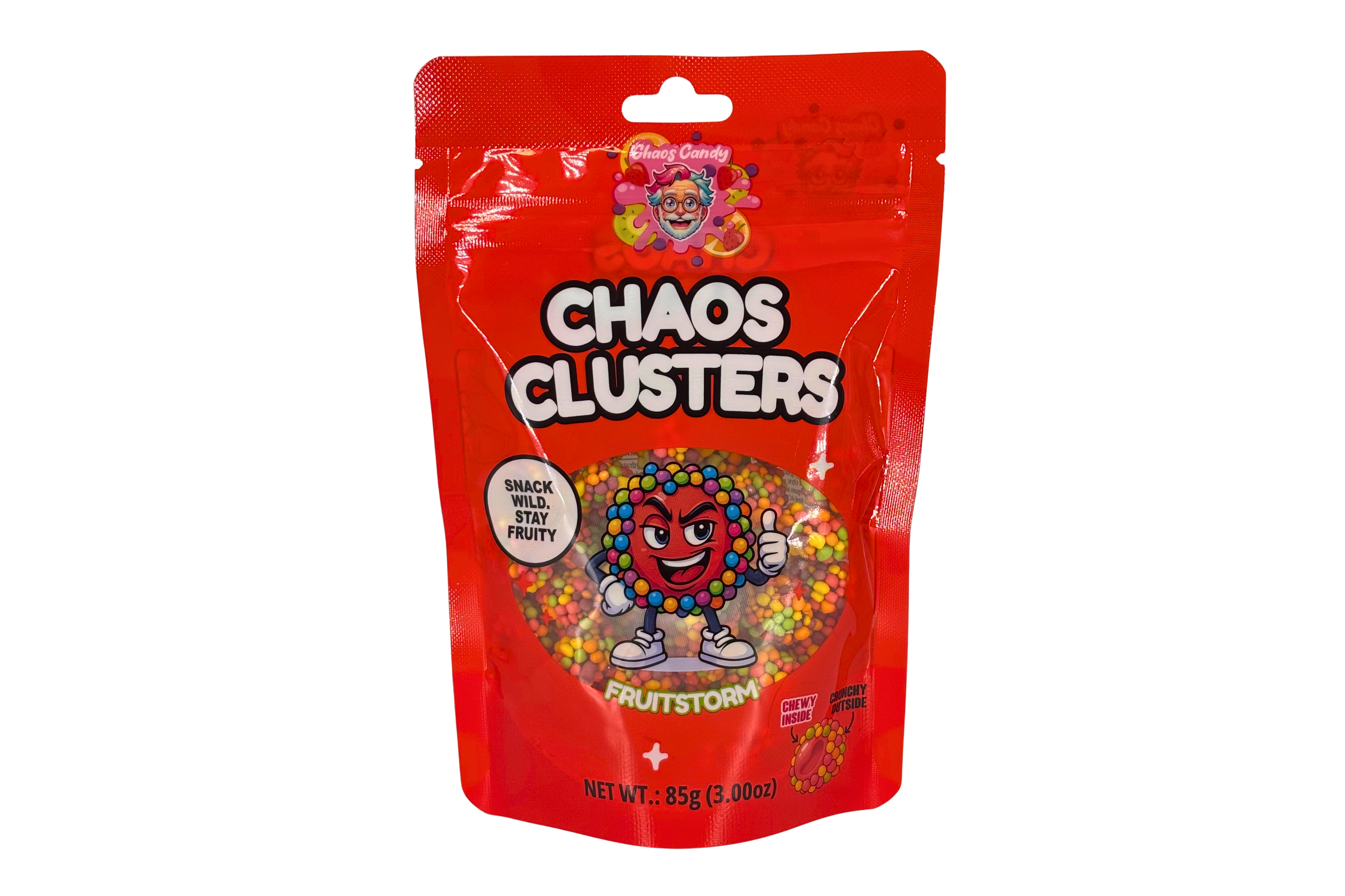 Chaos Candy Chaos Clusters Fruitstorm, VPE: 85g, VKE: 12x85g