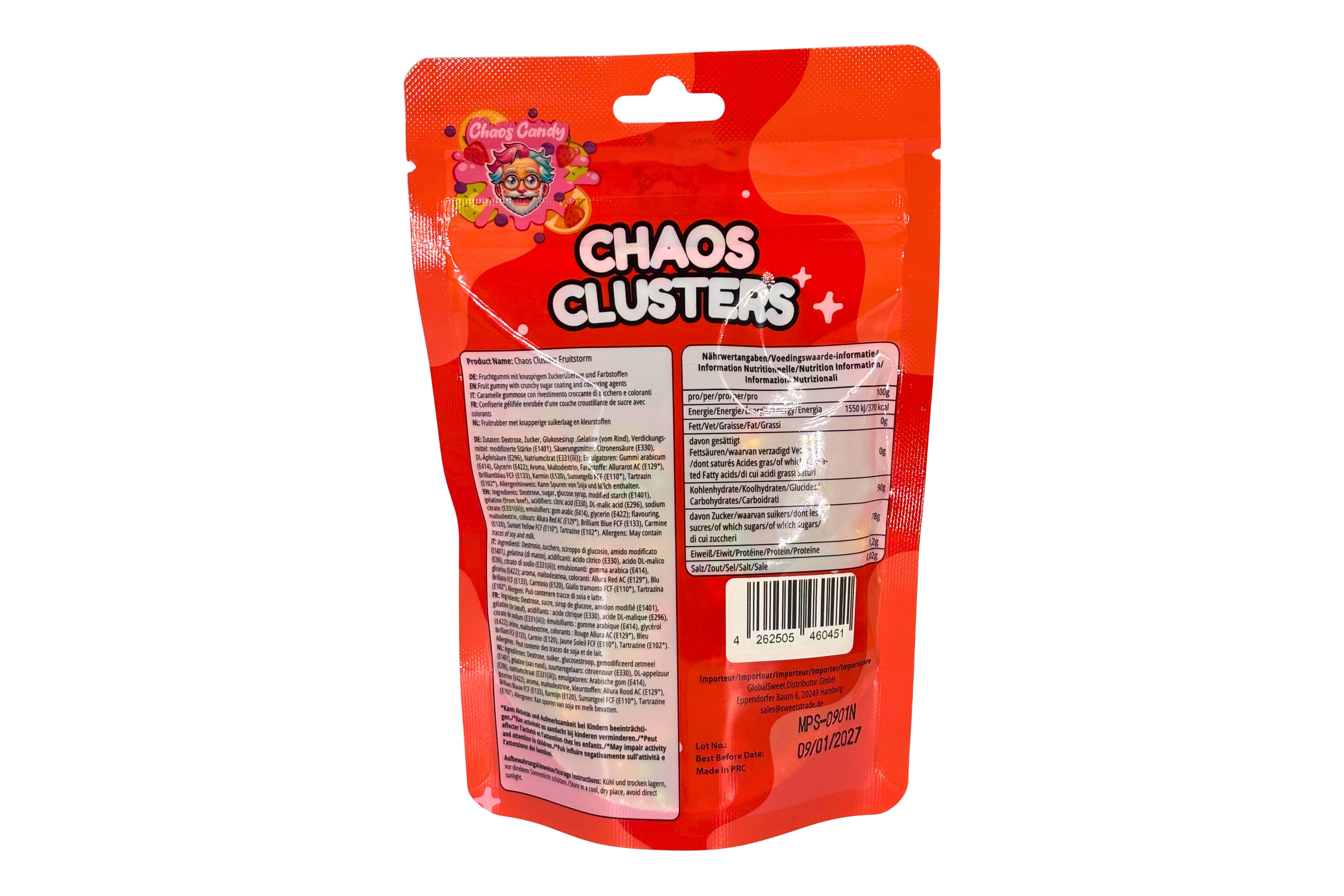Chaos Candy Chaos Clusters Fruitstorm, VPE: 85g, VKE: 12x85g