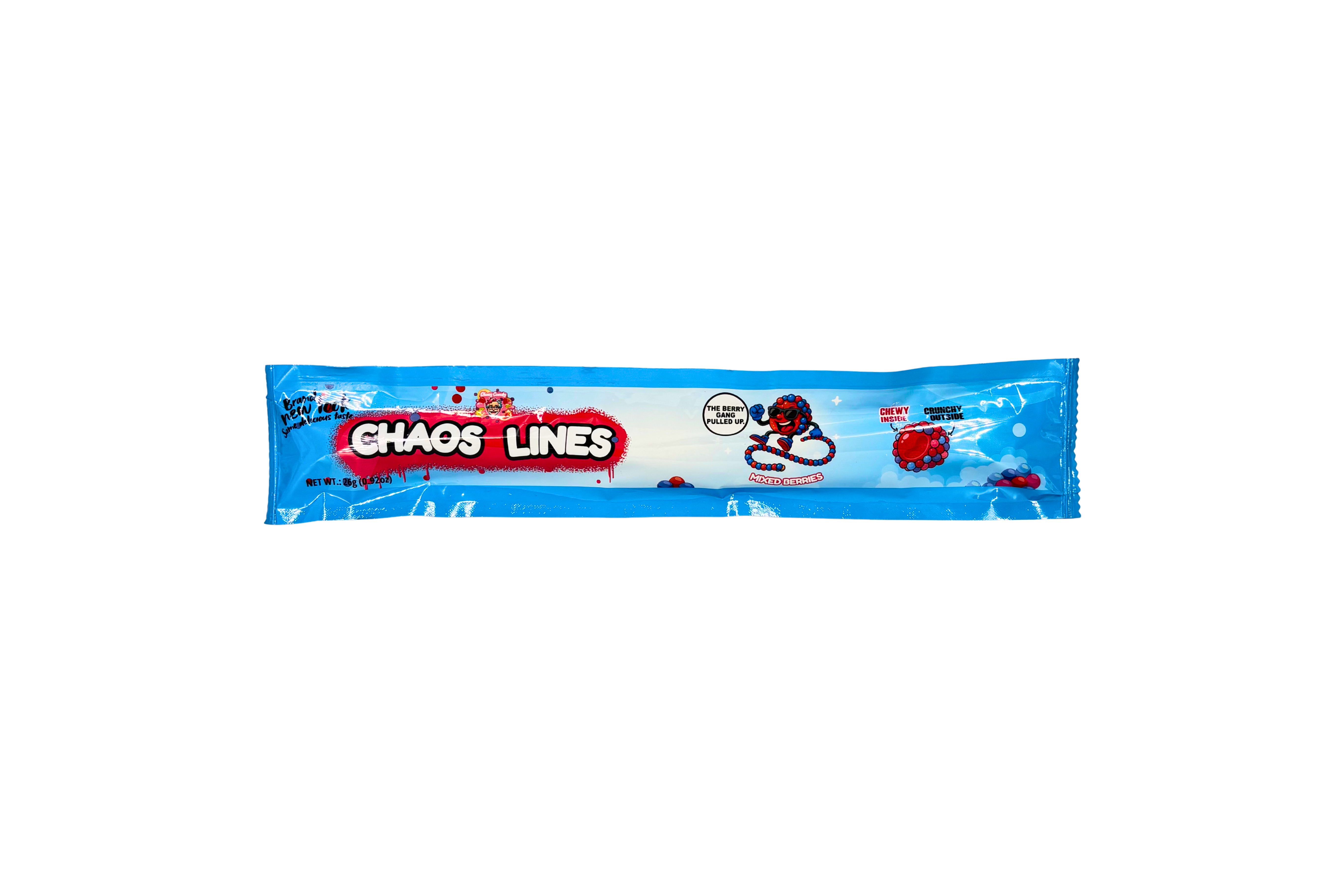 Chaos Candy Chaos Lines Mixed Berries, VPE: 26g, VKE: 24x26g