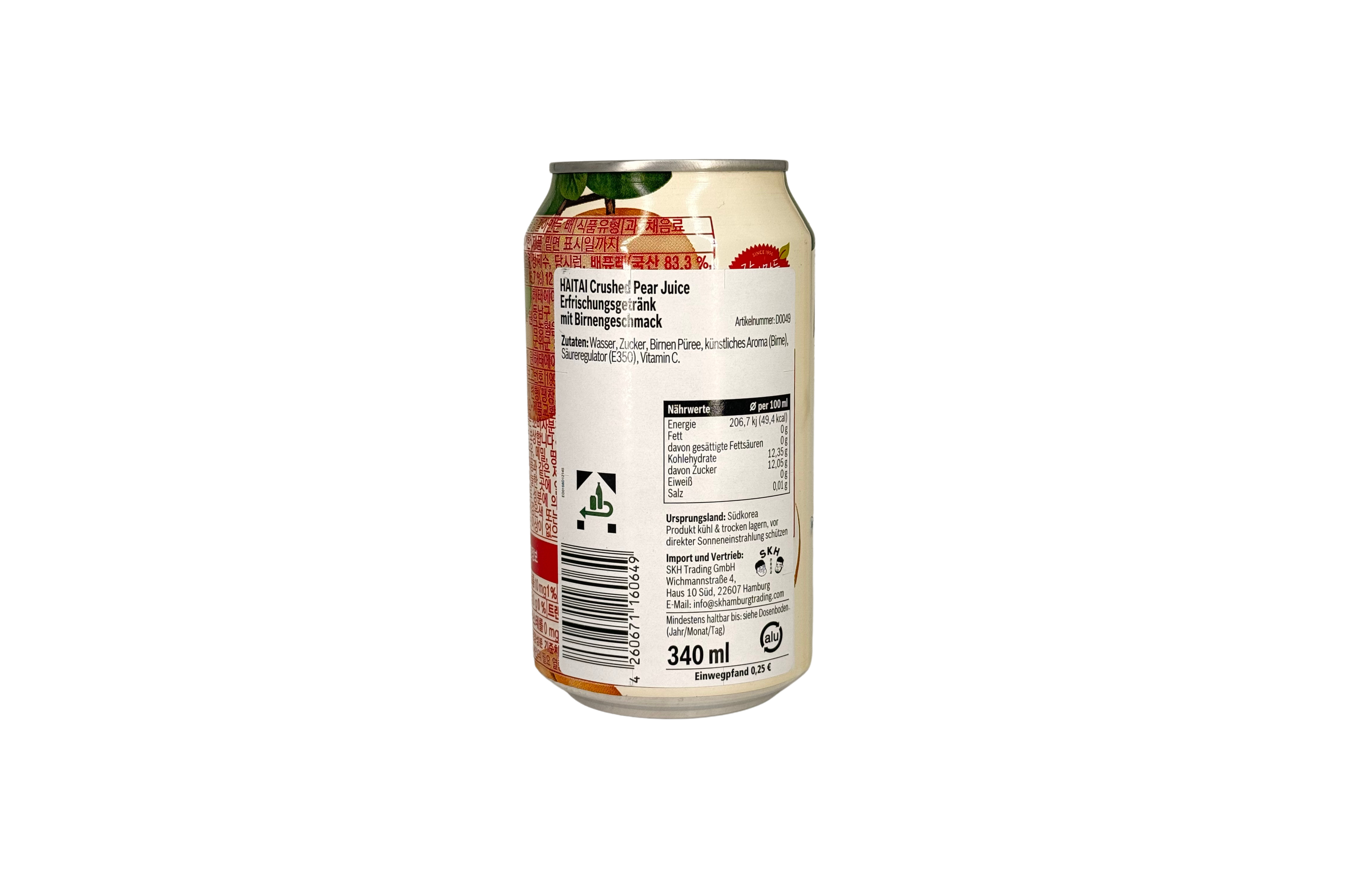 Haitai Pear Juice, VPE: 355ml, VKE: 24x355ml