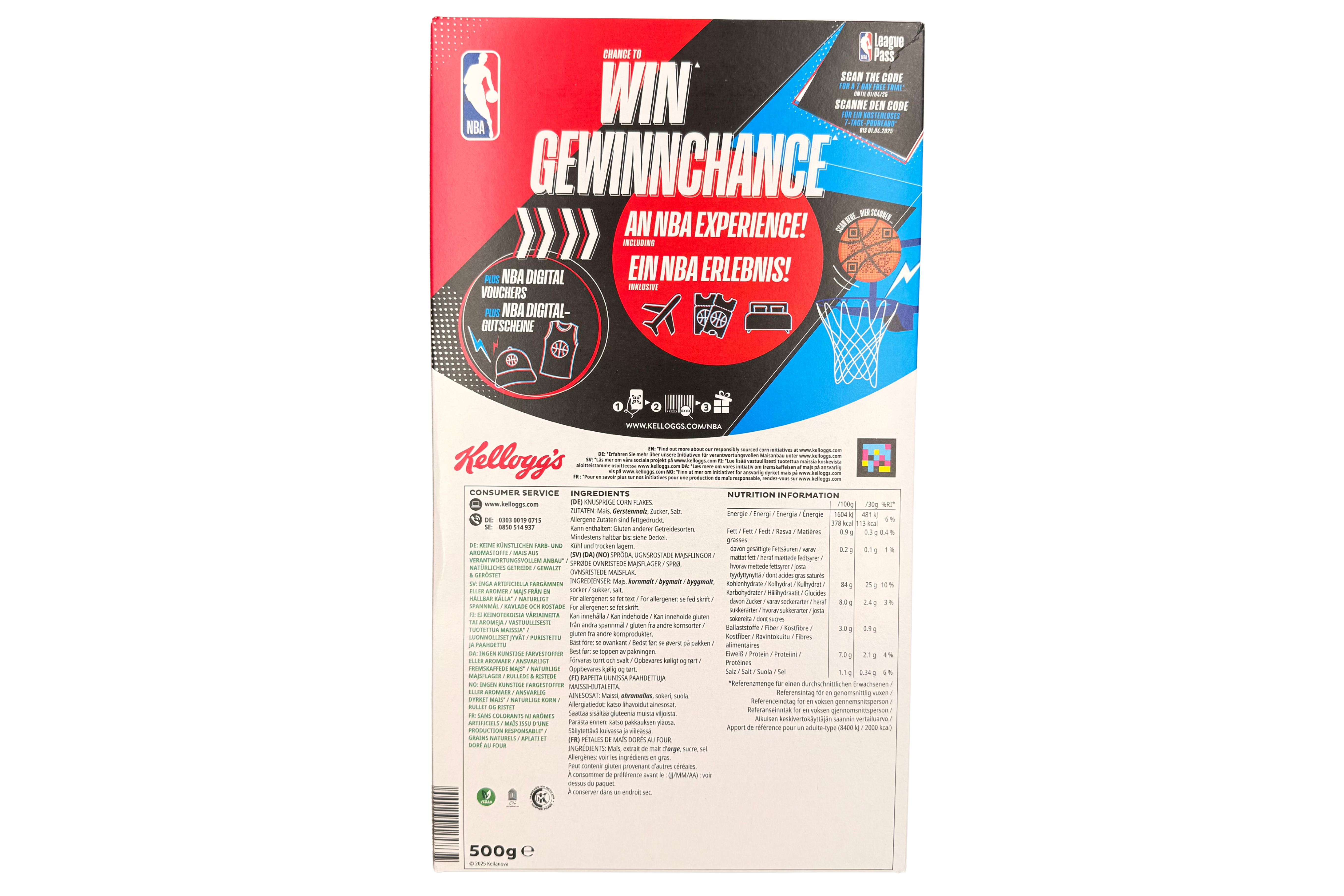 Kellogg's Corn Flakes Original, VPE: 500g , VKE: 14x500g