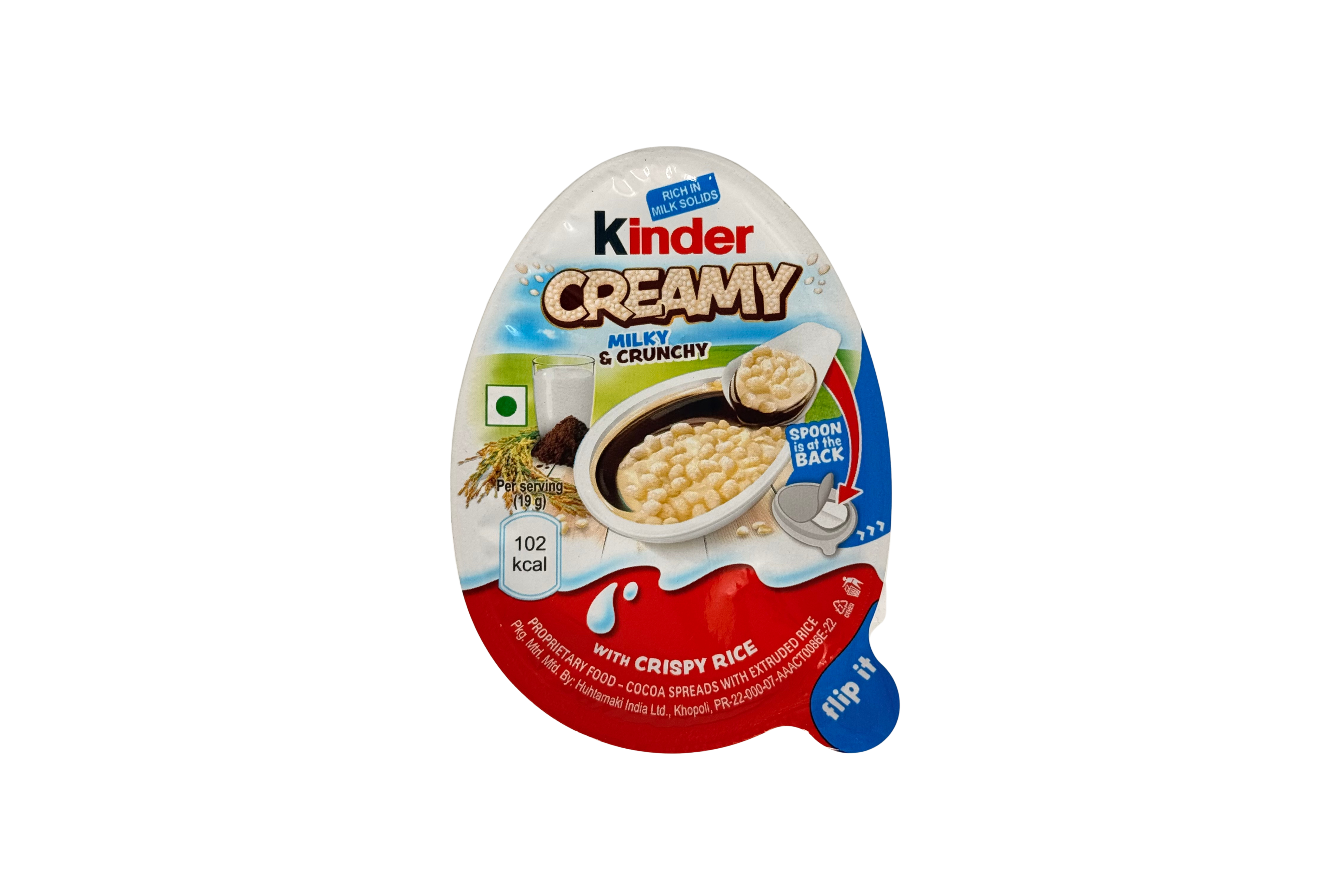KINDER Creamy milky&crunchy, VPE: 19g, VKE: 24x19g