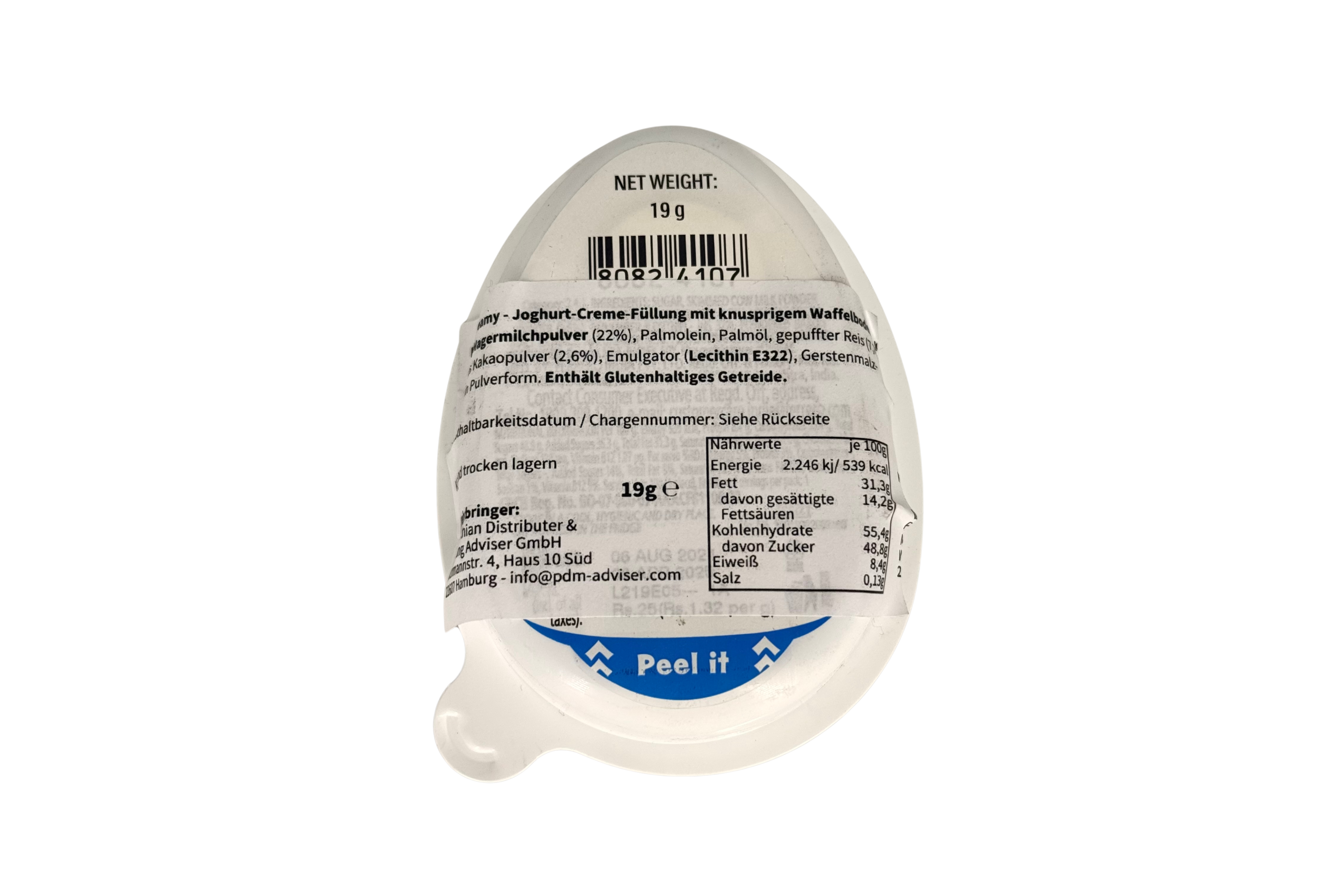 KINDER Creamy milky&crunchy, VPE: 19g, VKE: 24x19g